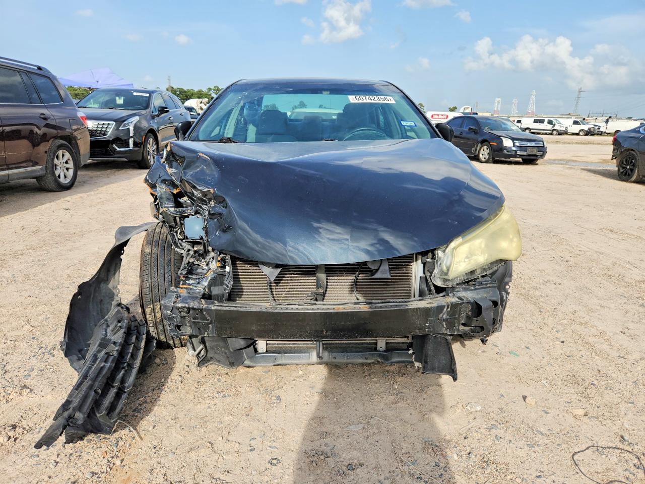 2015 Toyota Camry Le Gray vin: 4T4BF1FK9FR489734