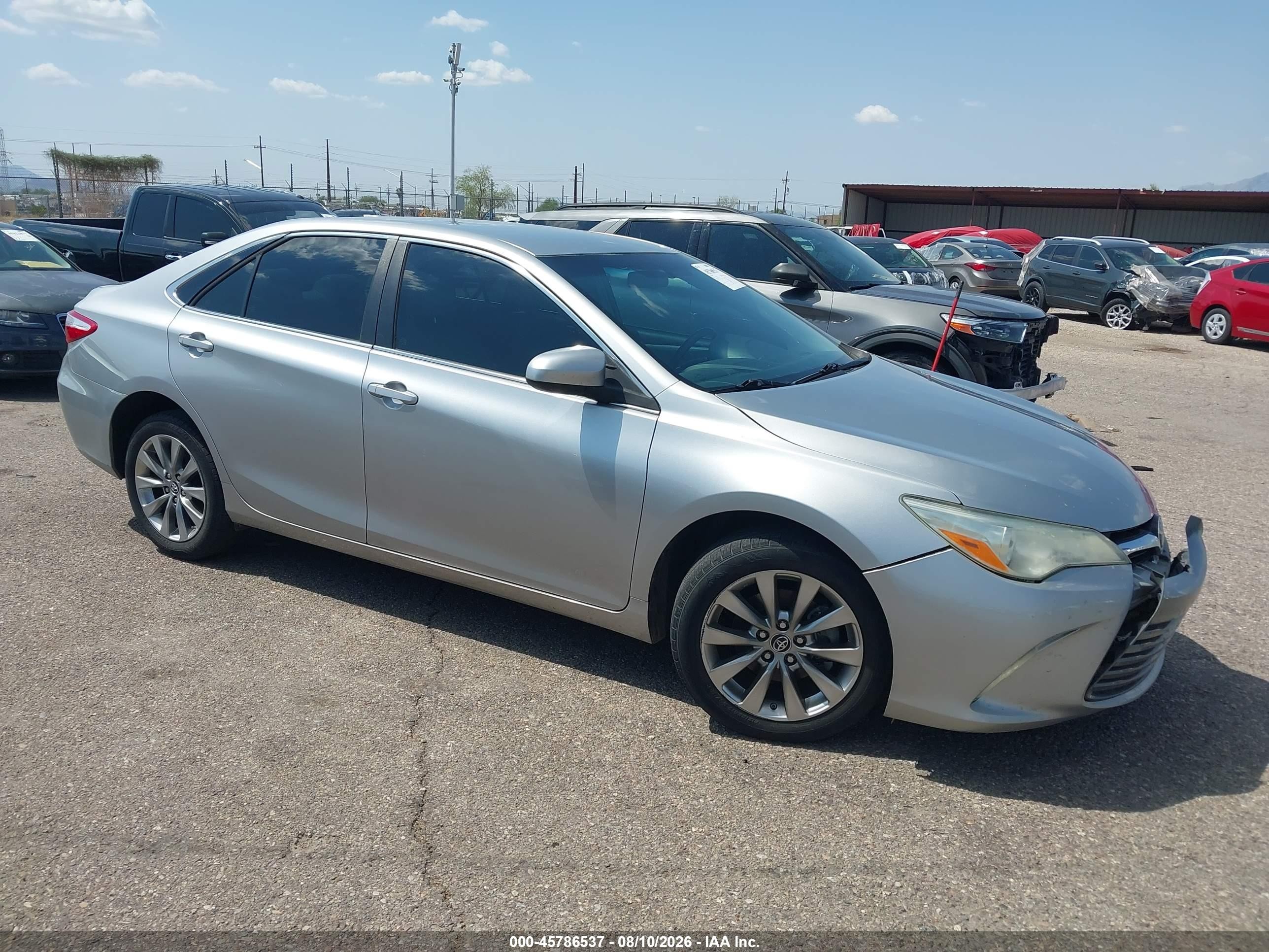 2015 Toyota Camry Xle Silver vin: 4T4BF1FK9FR501526