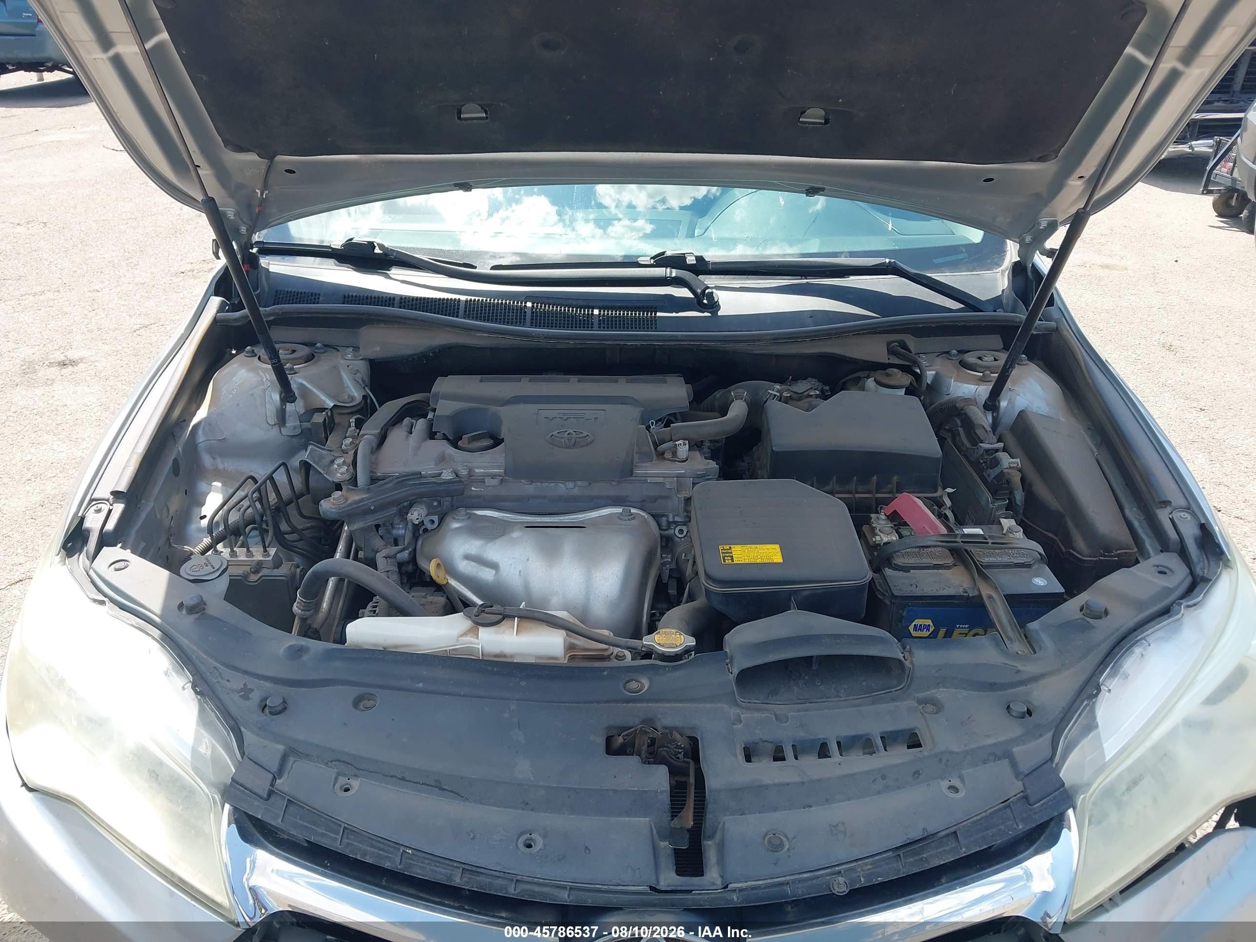 2015 Toyota Camry Xle Silver vin: 4T4BF1FK9FR501526