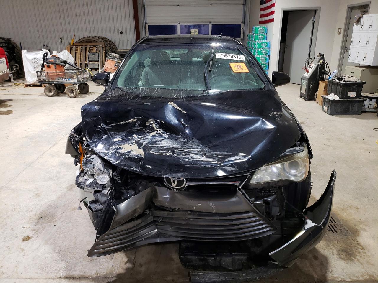 2015 Toyota Camry Le Black vin: 4T4BF1FK9FR505480