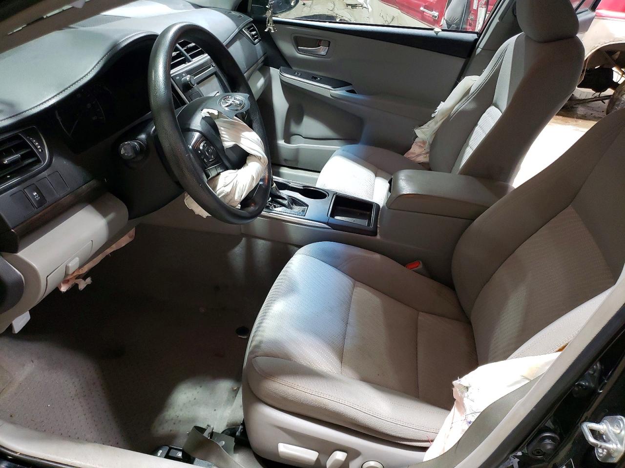 2015 Toyota Camry Le Black vin: 4T4BF1FK9FR505480