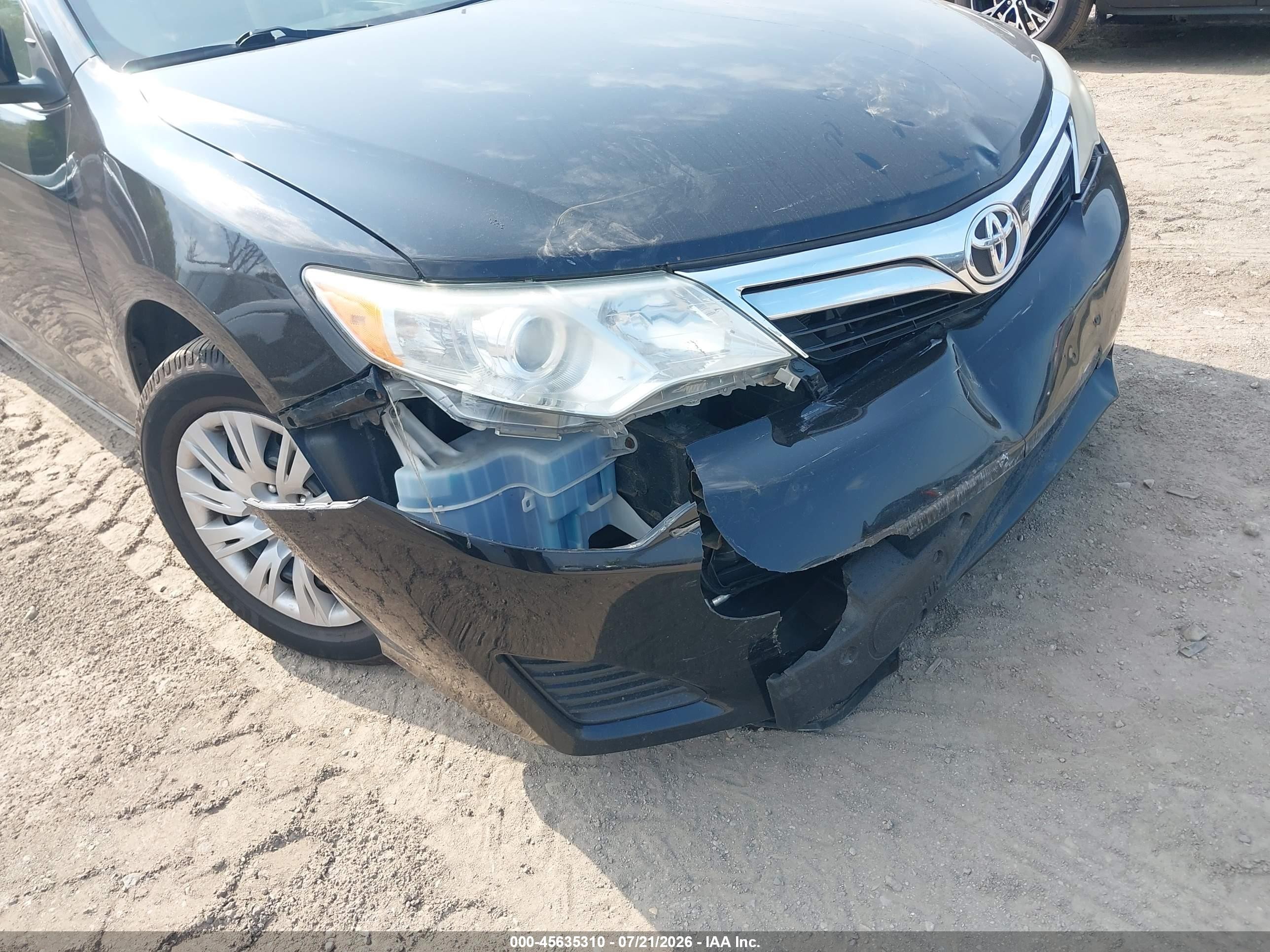 2012 Toyota Camry Le Black vin: 4T4BF1FKXCR181449