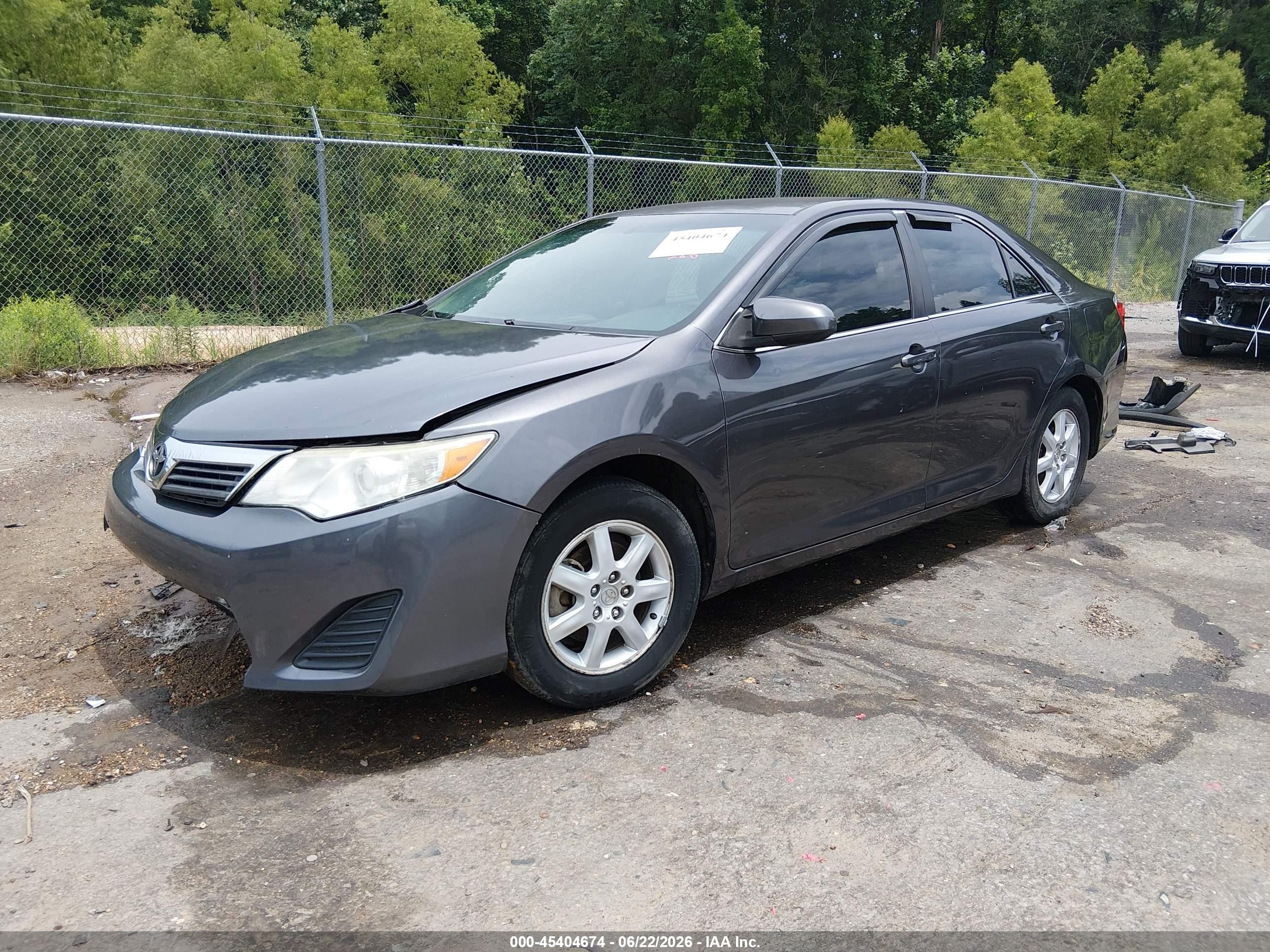 2012 Toyota Camry L Gray vin: 4T4BF1FKXCR181452