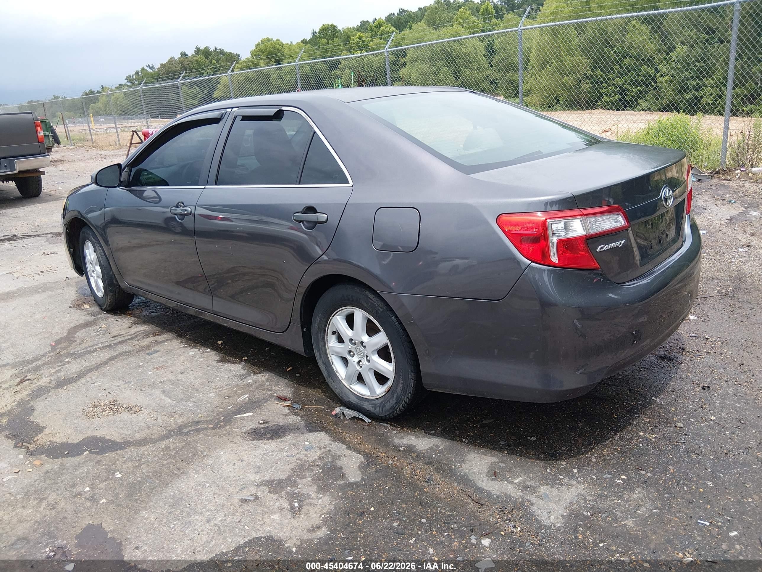 2012 Toyota Camry L Gray vin: 4T4BF1FKXCR181452