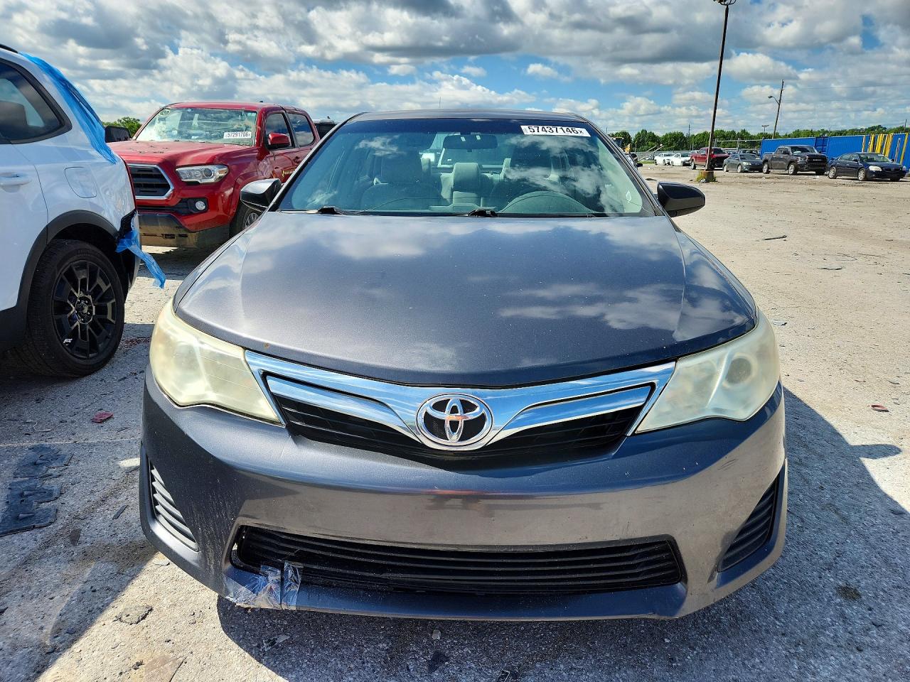 2012 Toyota Camry Le Серый vin: 4T4BF1FKXCR199515