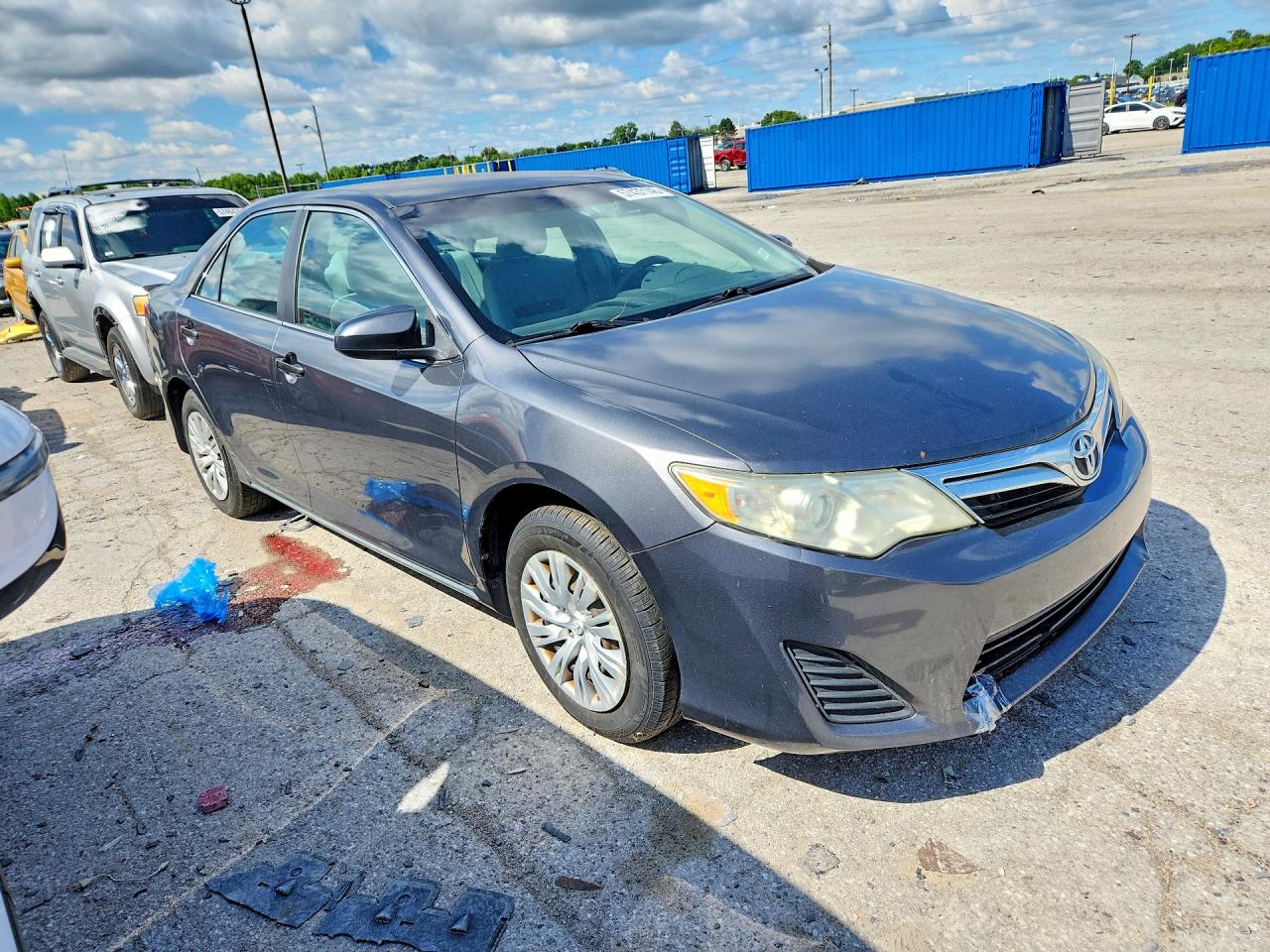 2012 Toyota Camry Le Серый vin: 4T4BF1FKXCR199515
