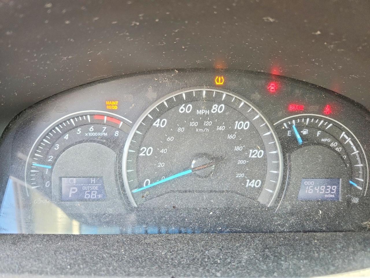 2012 Toyota Camry Le Серый vin: 4T4BF1FKXCR199515