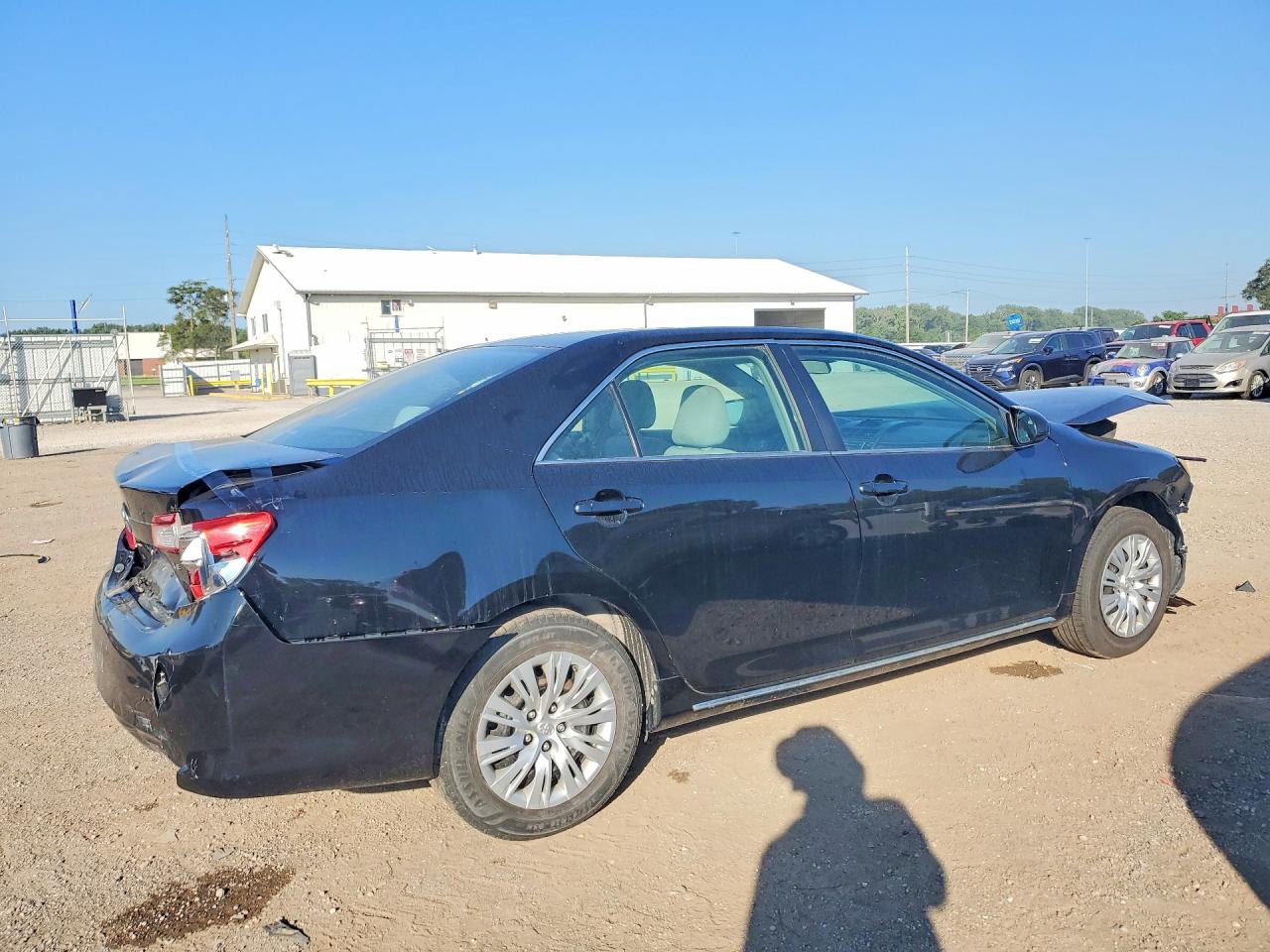 2012 Toyota Camry Le Черный vin: 4T4BF1FKXCR211632