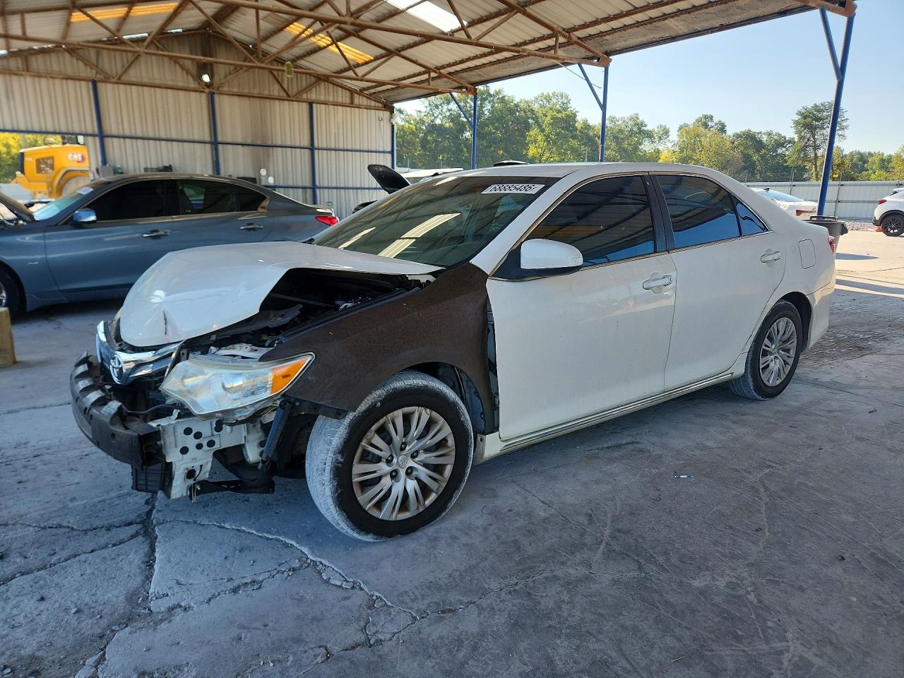 2012 Toyota Camry Le White vin: 4T4BF1FKXCR211758
