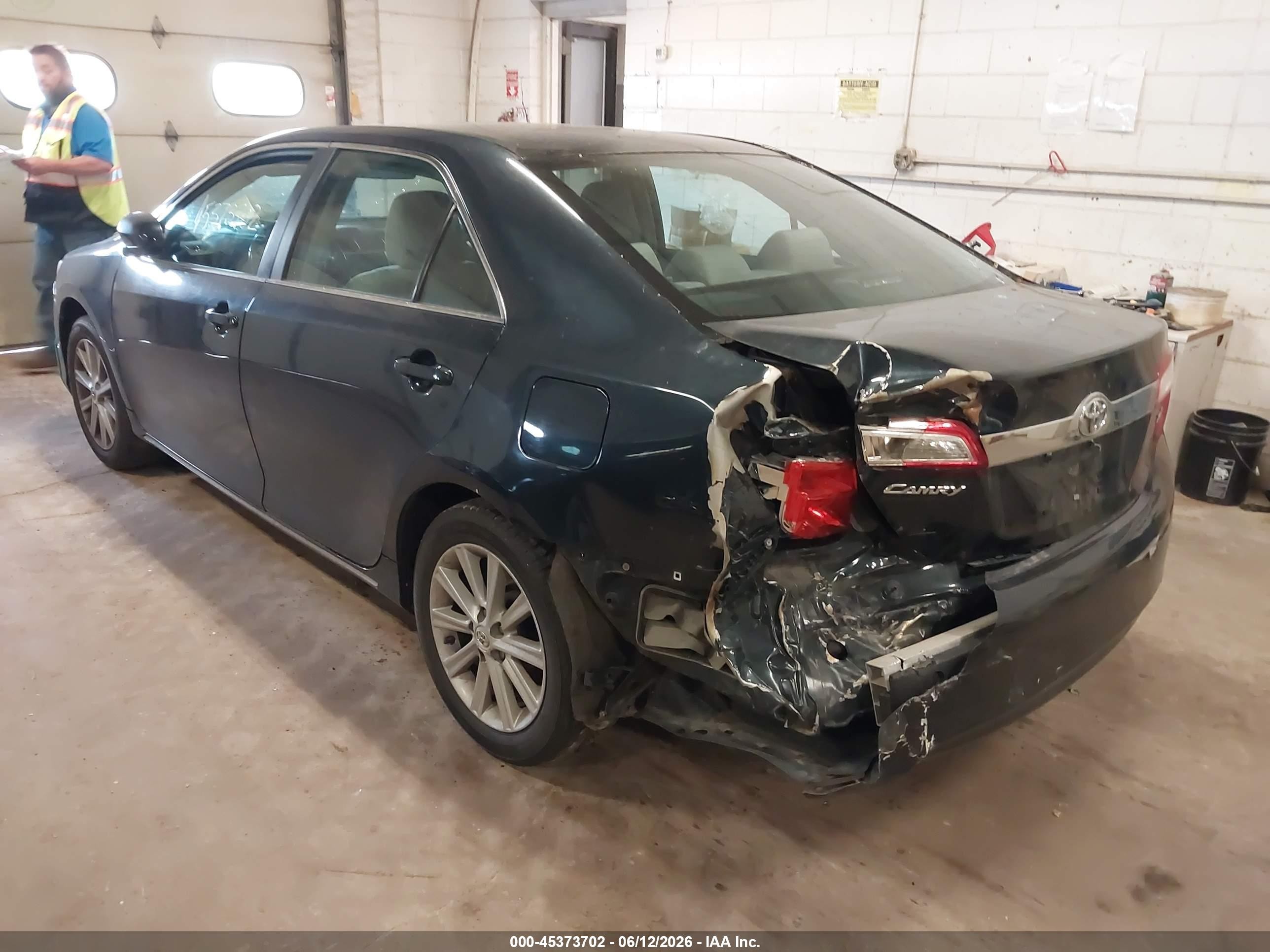 2012 Toyota Camry Xle Dark Blue vin: 4T4BF1FKXCR248731