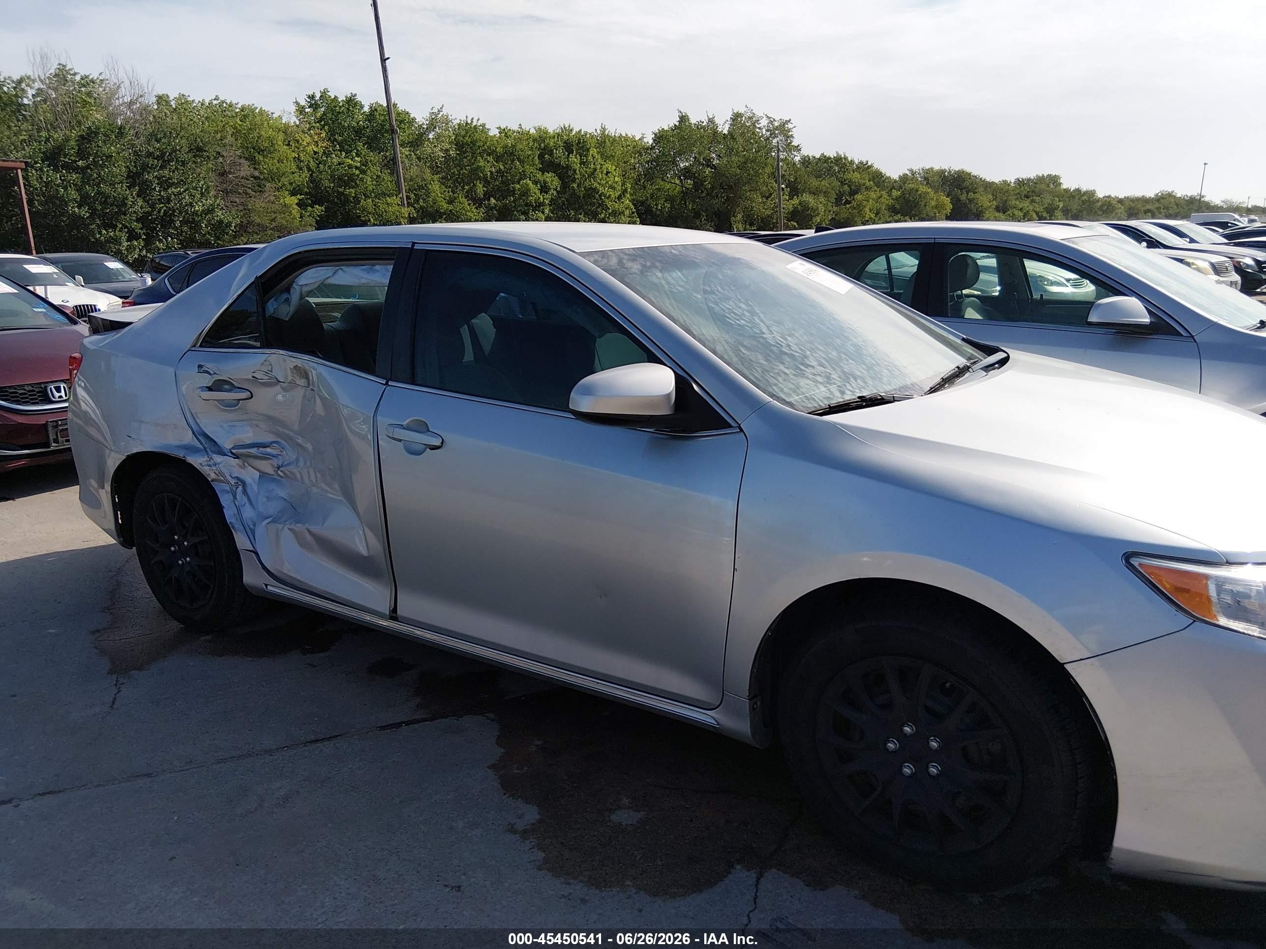 2012 Toyota Camry Le Silver vin: 4T4BF1FKXCR273872