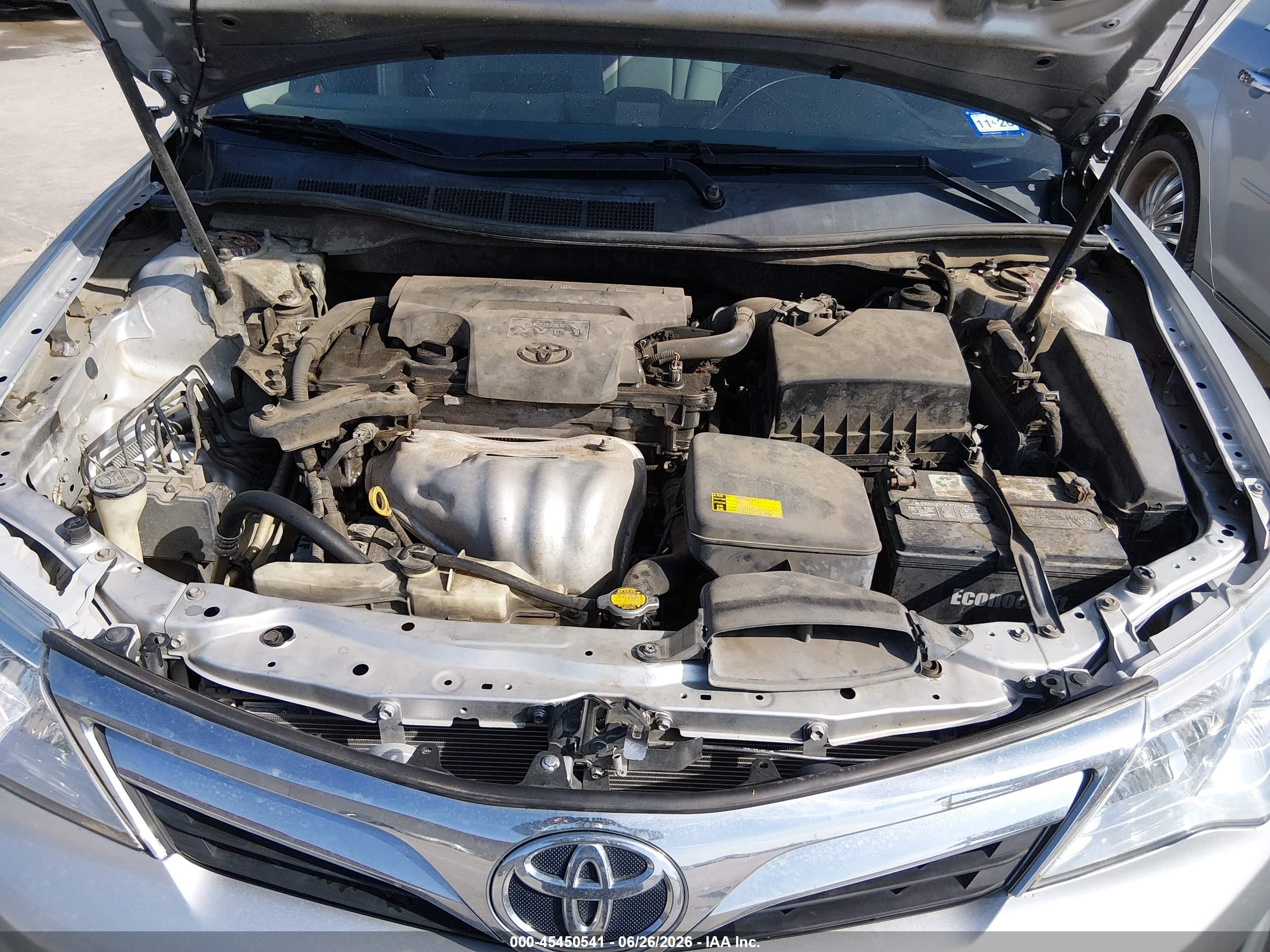 2012 Toyota Camry Le Silver vin: 4T4BF1FKXCR273872