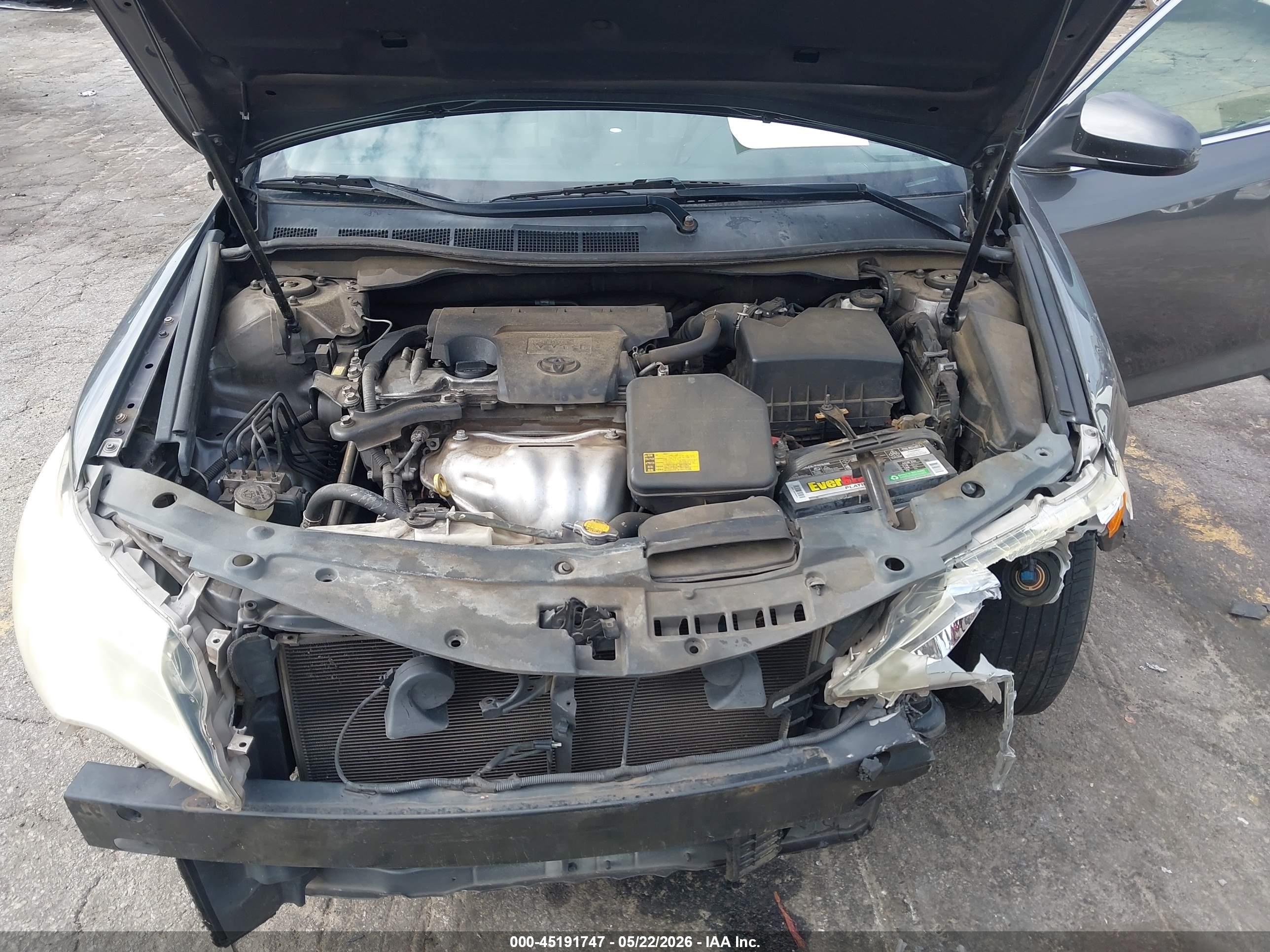 2013 Toyota Camry Le Gray vin: 4T4BF1FKXDR282511