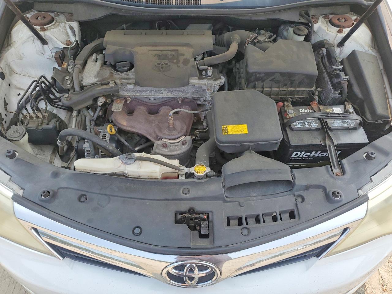 2013 Toyota Camry Le White vin: 4T4BF1FKXDR284713
