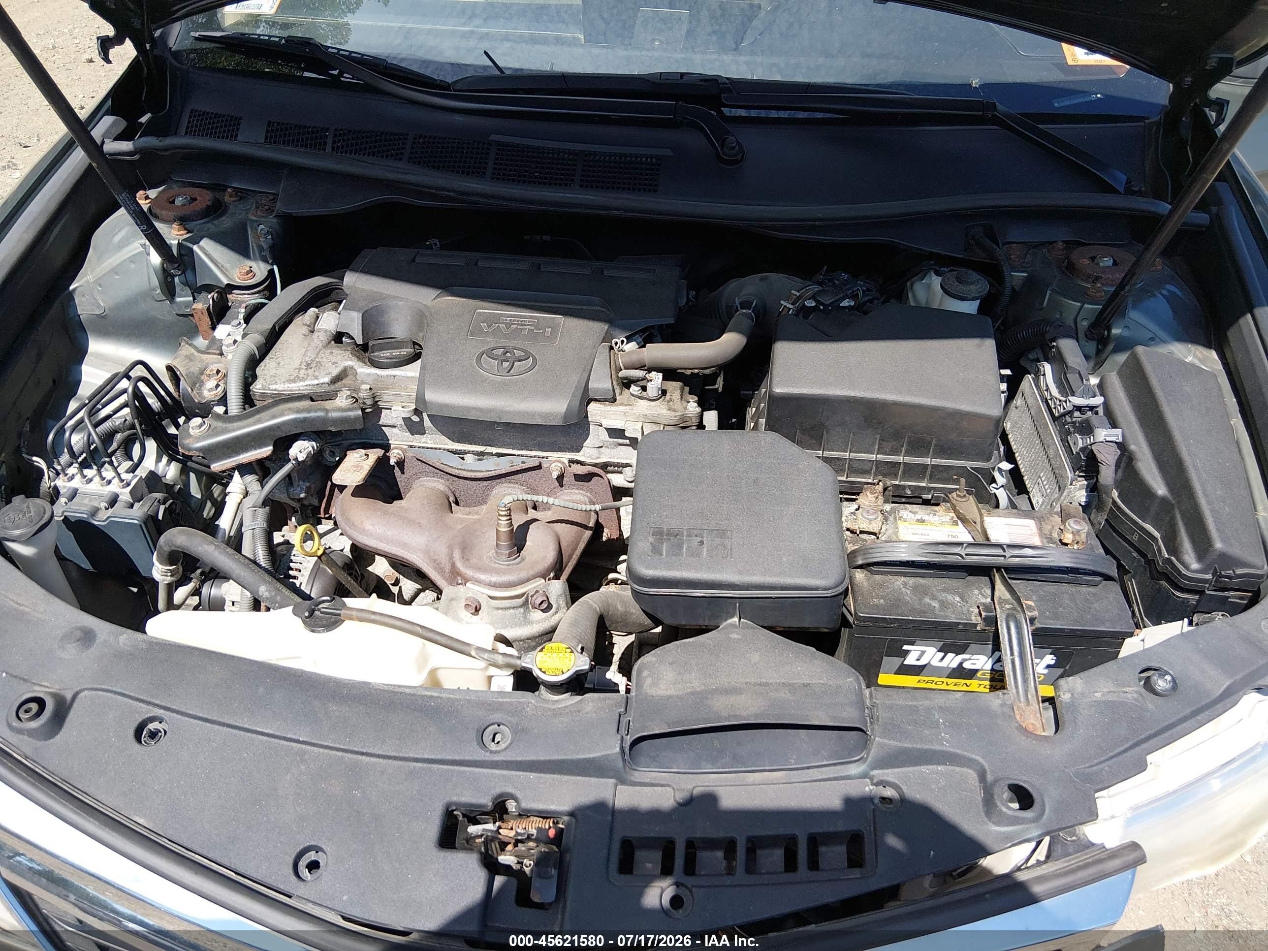 2013 Toyota Camry Le Green vin: 4T4BF1FKXDR293492