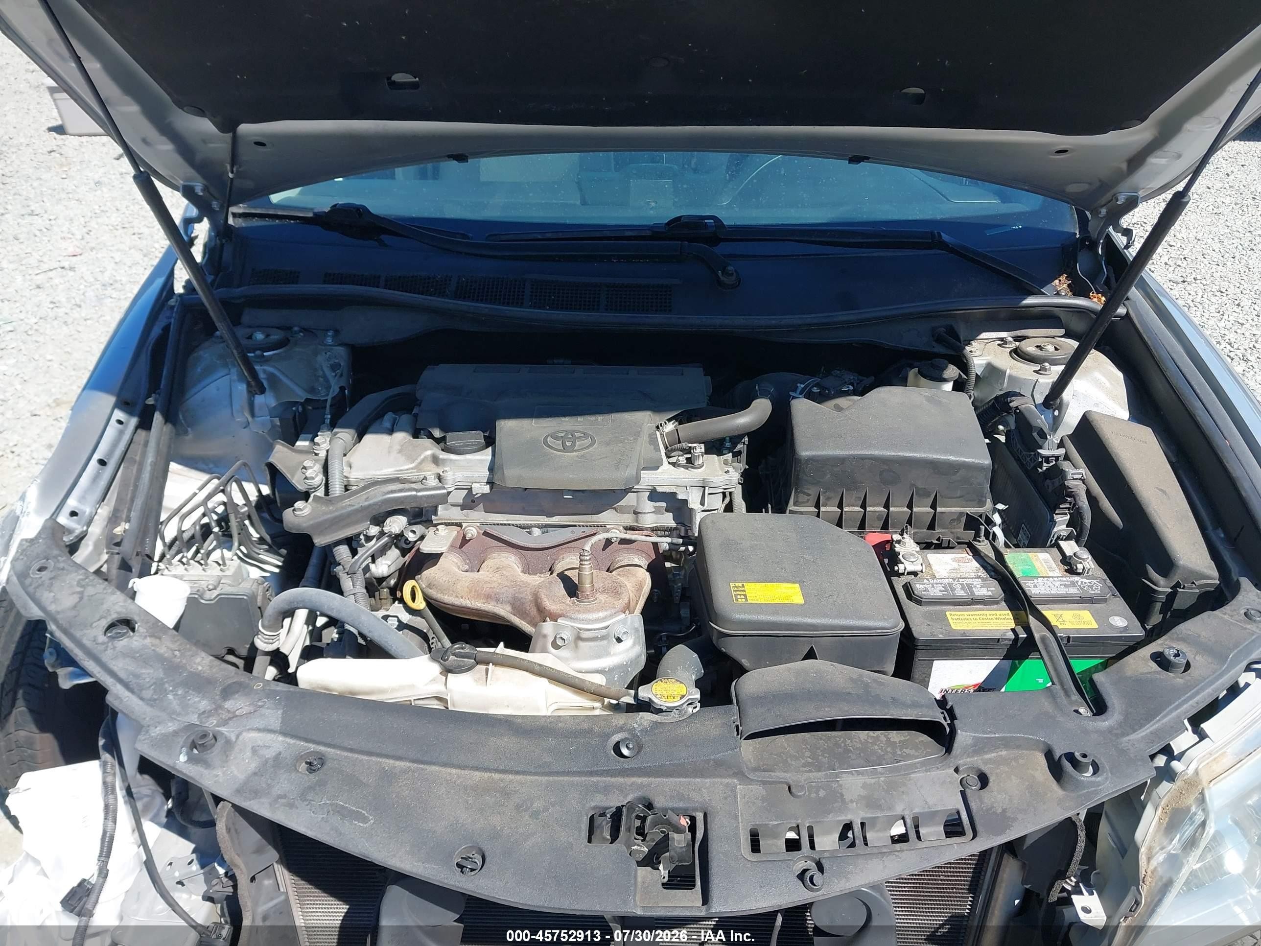 2013 Toyota Camry Le Silver vin: 4T4BF1FKXDR295355