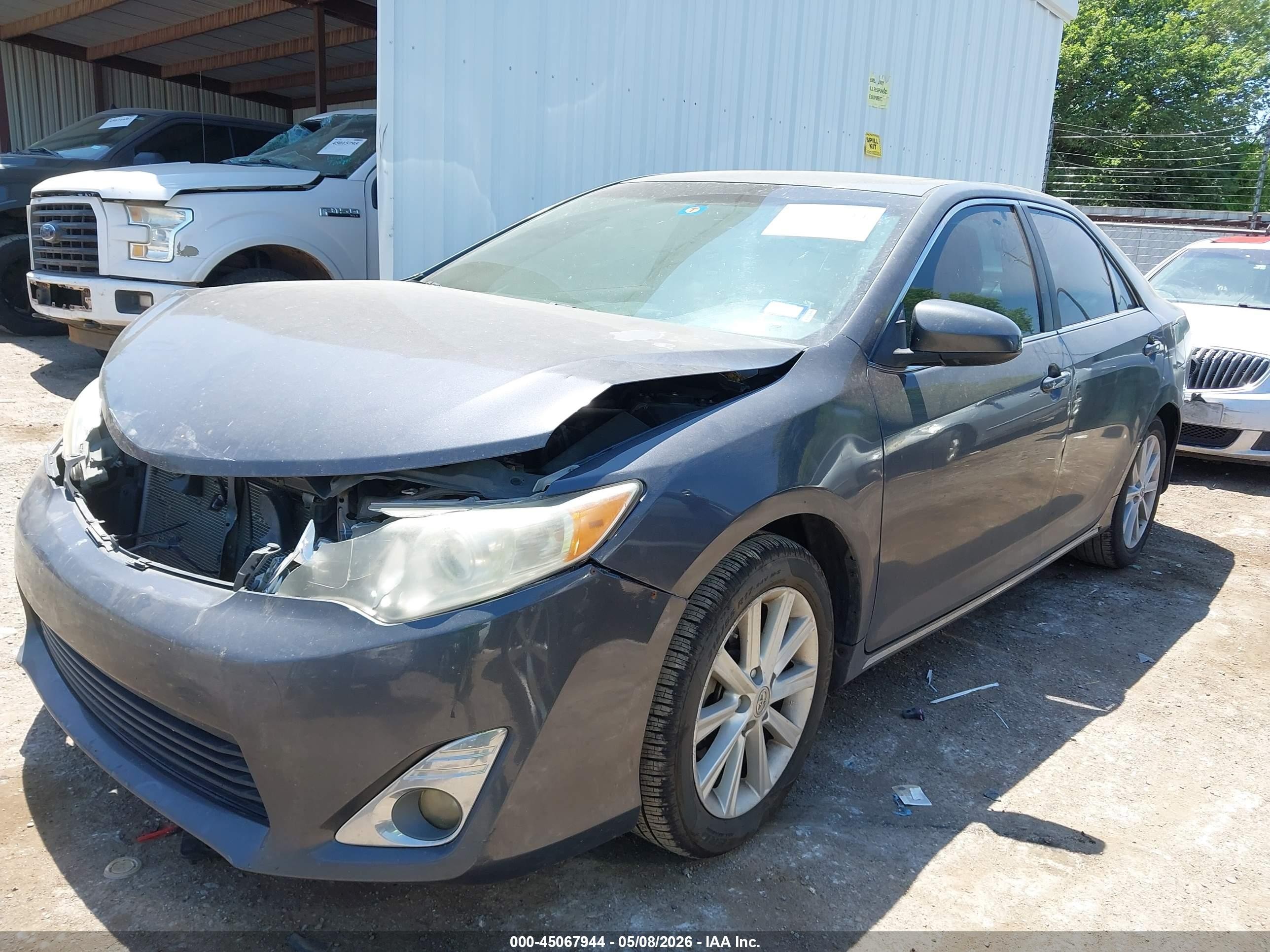 2013 Toyota Camry Xle Gray vin: 4T4BF1FKXDR296537