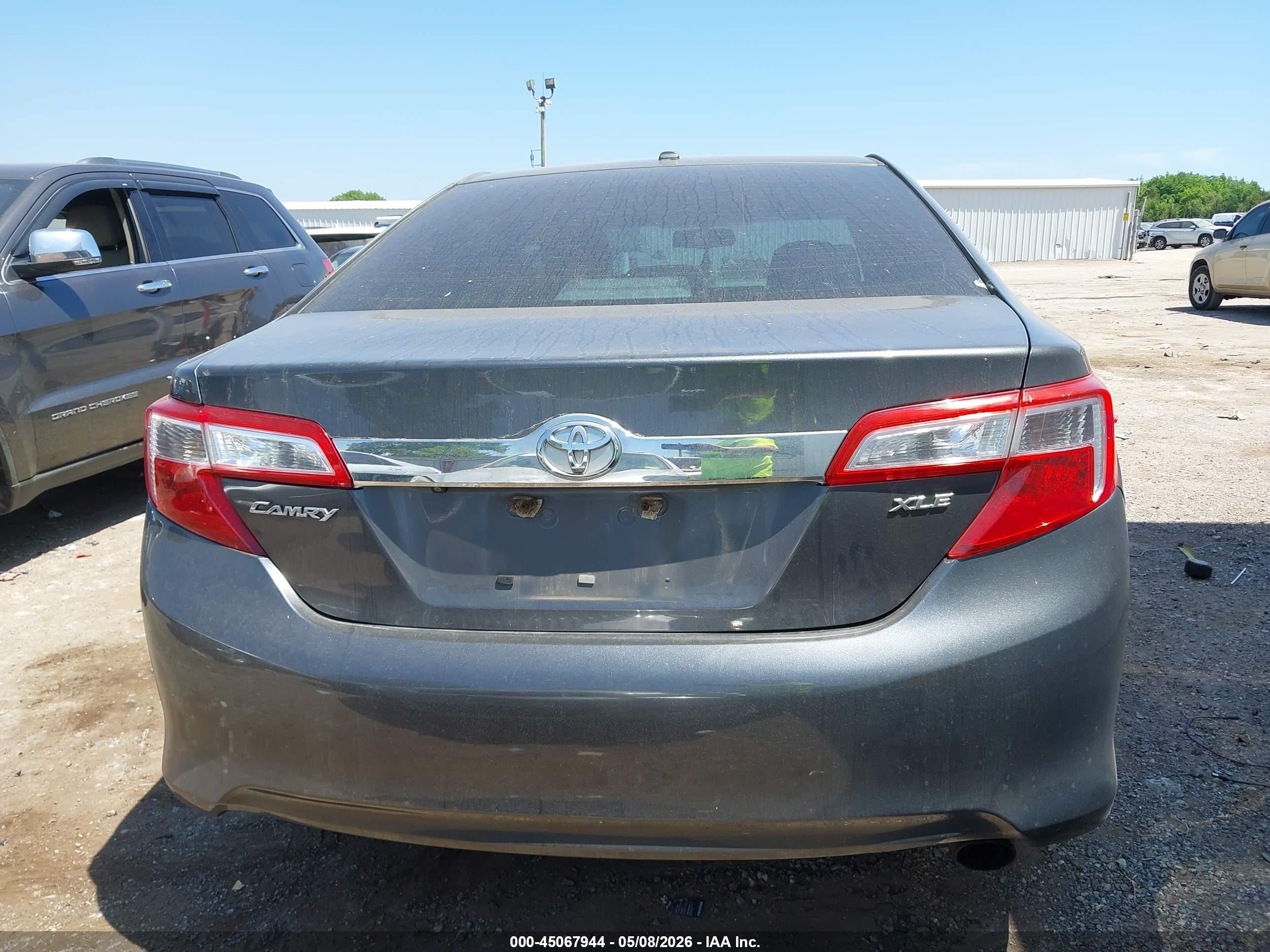 2013 Toyota Camry Xle Gray vin: 4T4BF1FKXDR296537