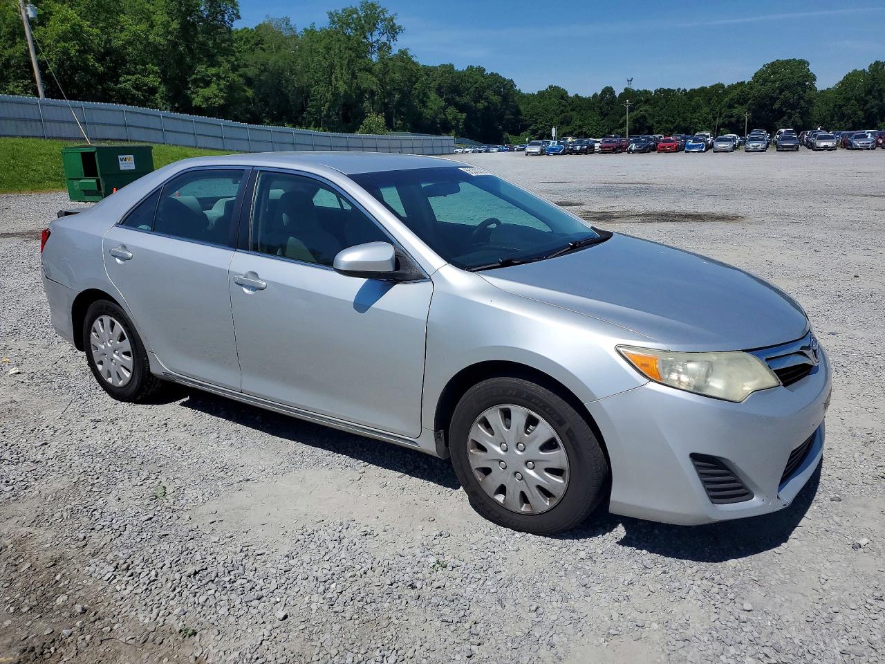 2013 Toyota Camry Le Silver vin: 4T4BF1FKXDR328449