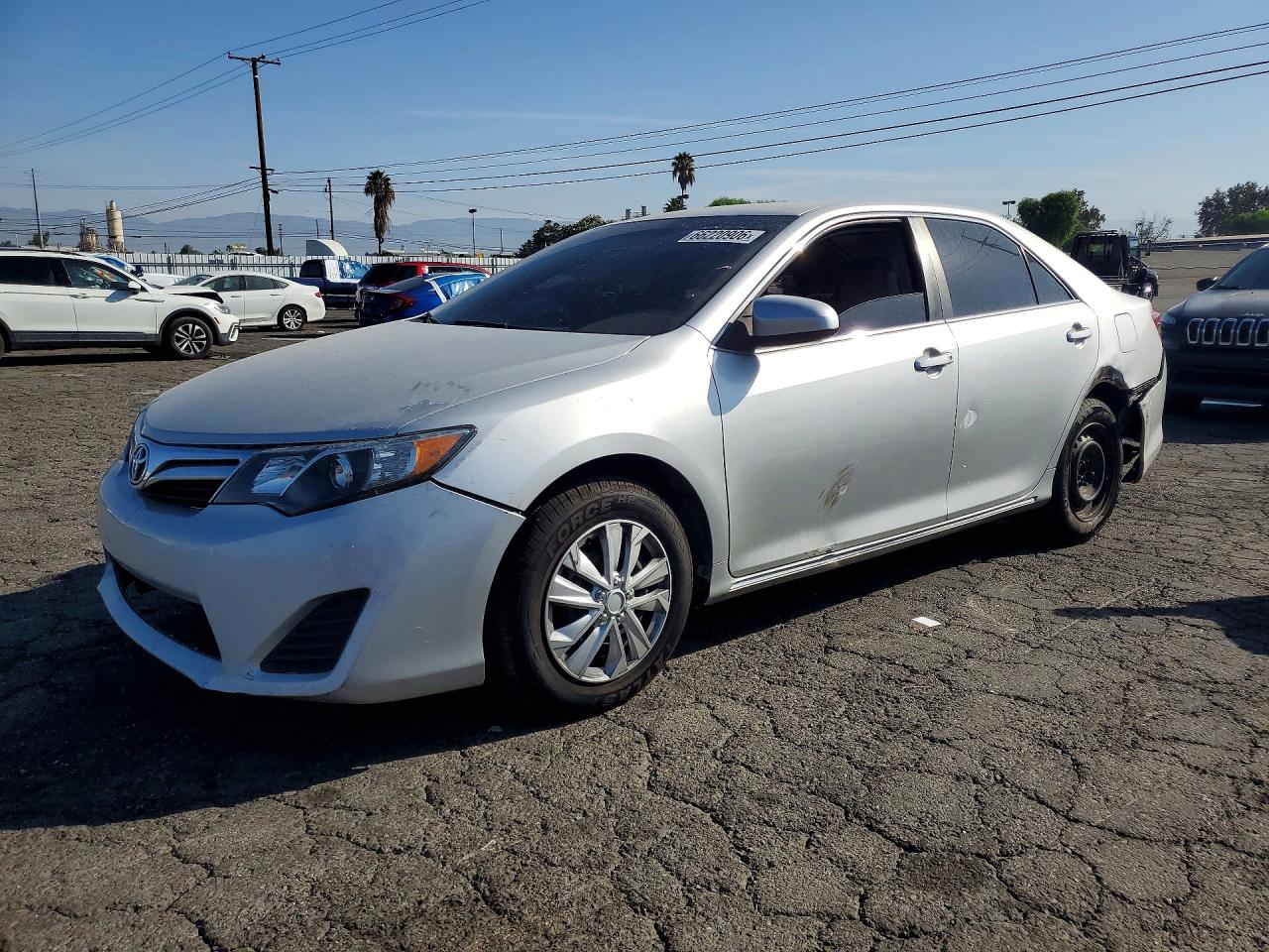 2013 Toyota Camry Le Silver vin: 4T4BF1FKXDR328824