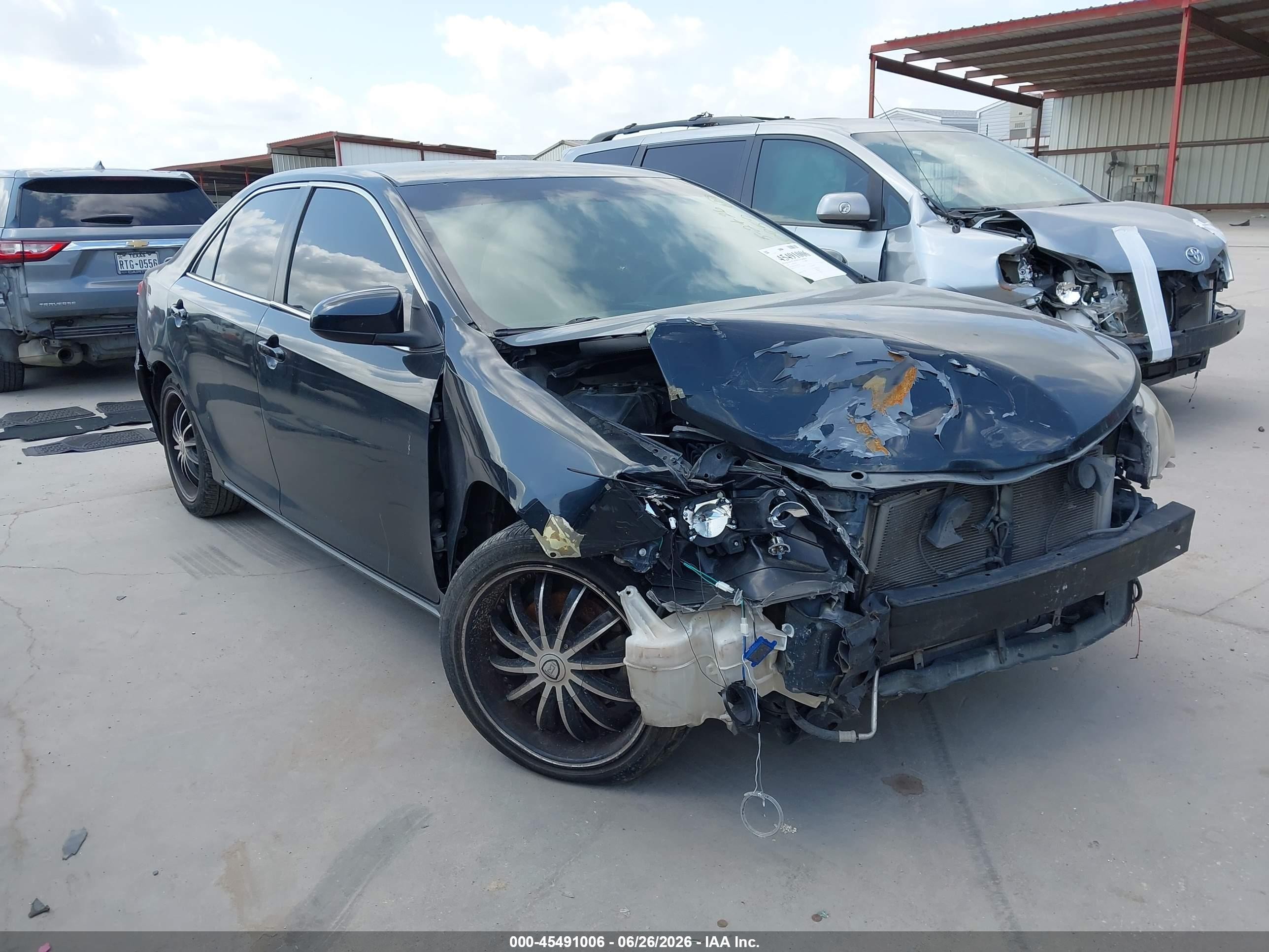 2014 Toyota Camry Le Black vin: 4T4BF1FKXER352722
