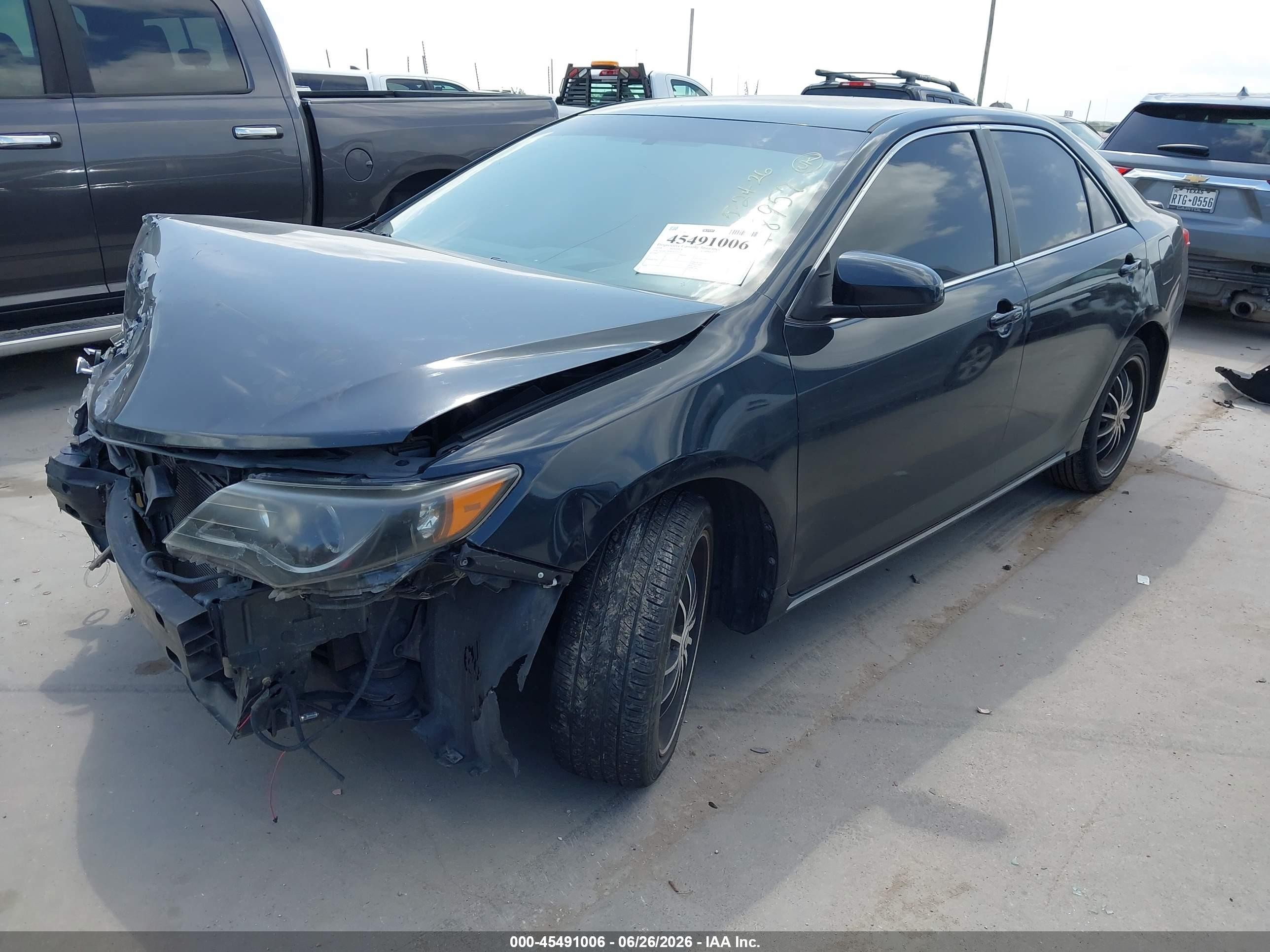 2014 Toyota Camry Le Black vin: 4T4BF1FKXER352722