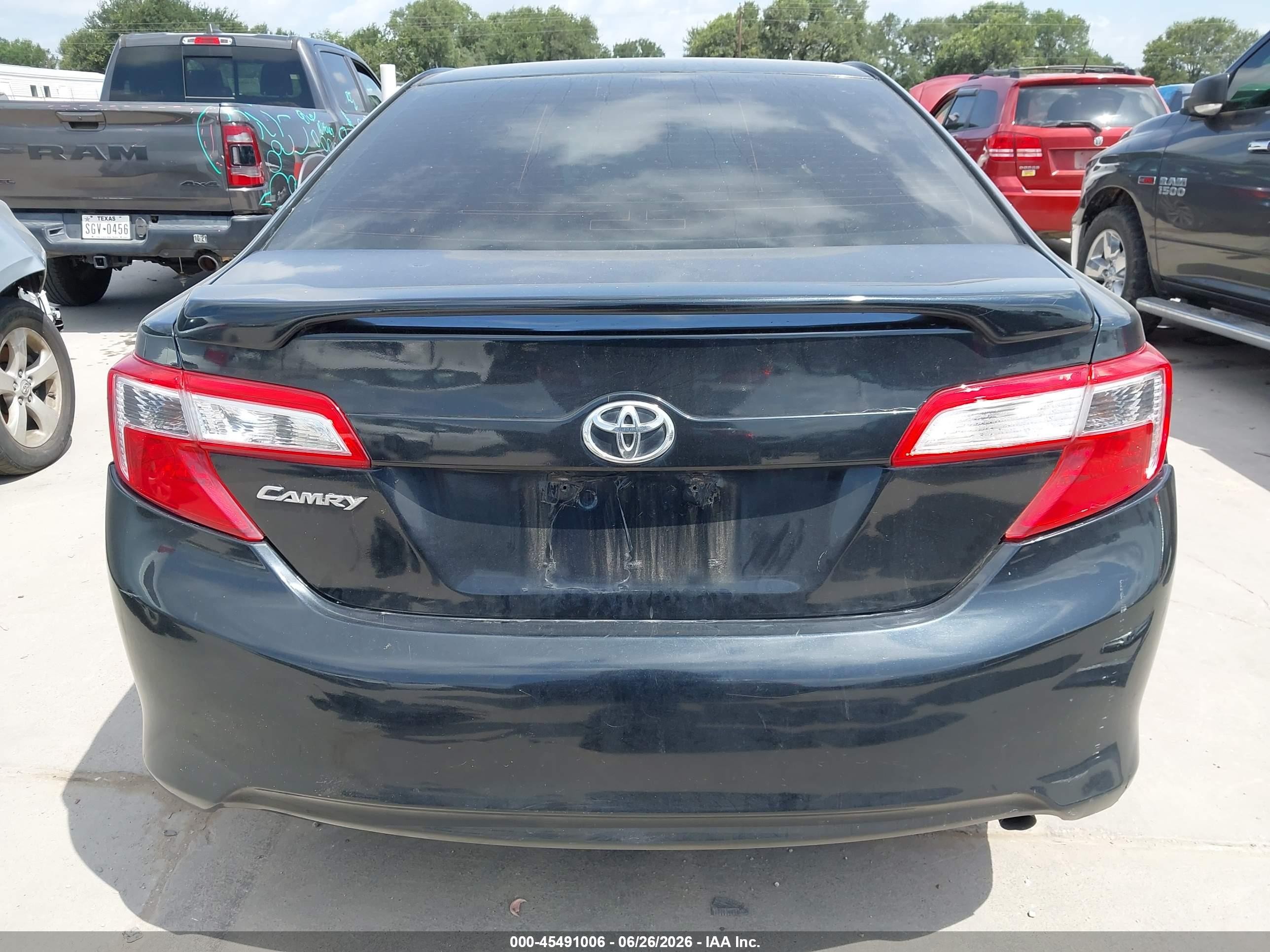 2014 Toyota Camry Le Black vin: 4T4BF1FKXER352722