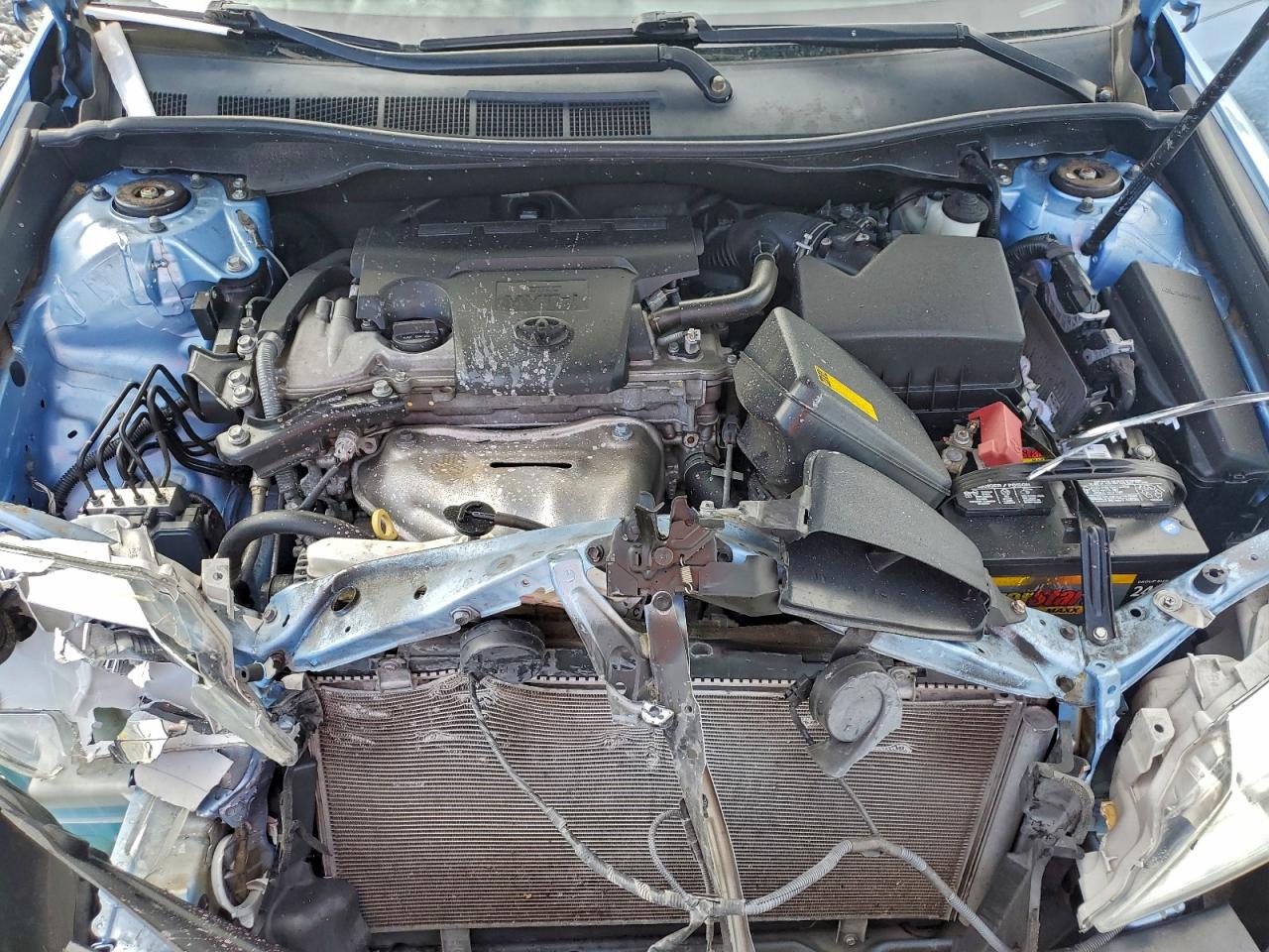 2014 Toyota Camry L Blue vin: 4T4BF1FKXER357404