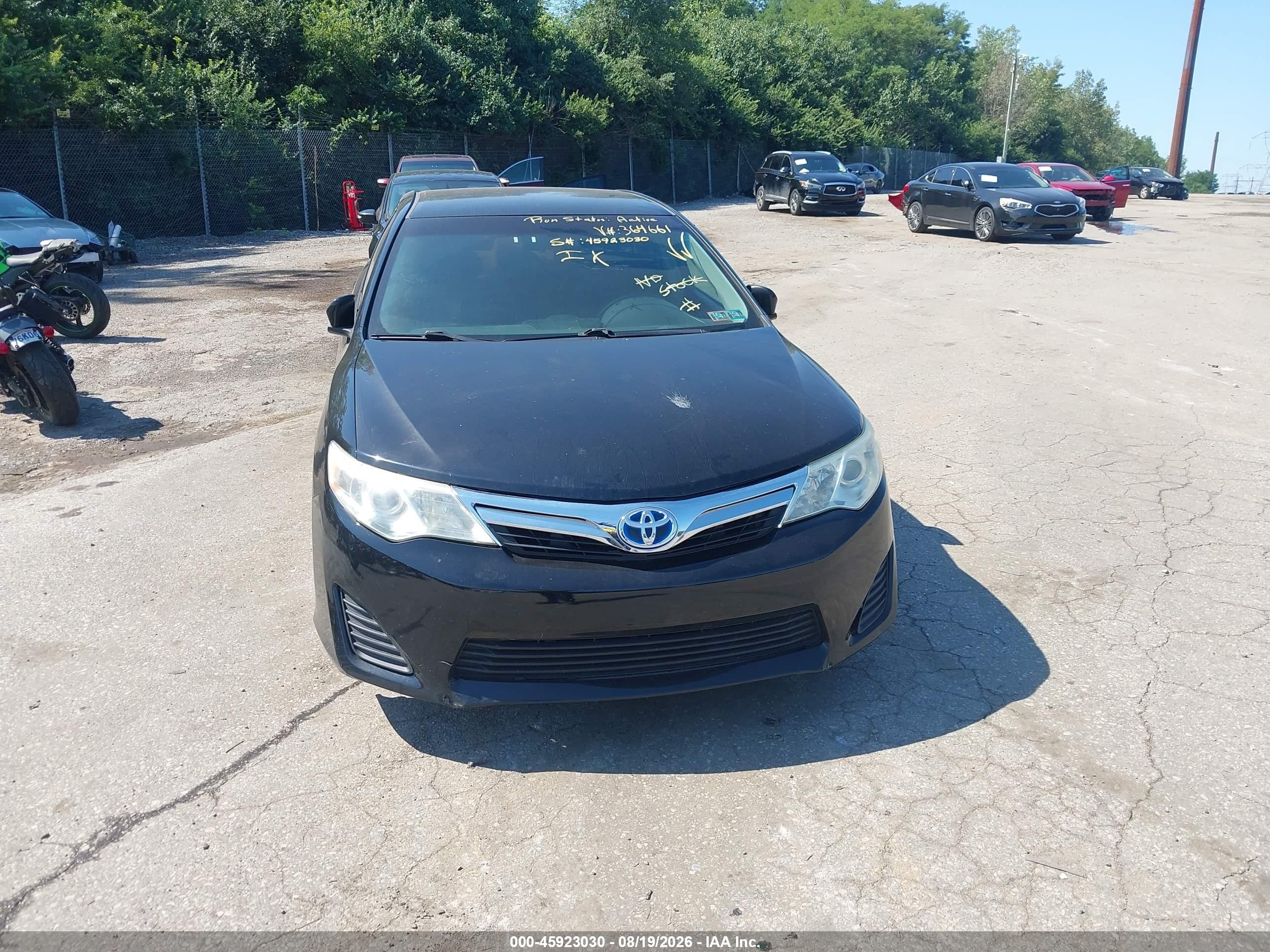 2014 Toyota Camry Le Black vin: 4T4BF1FKXER364661