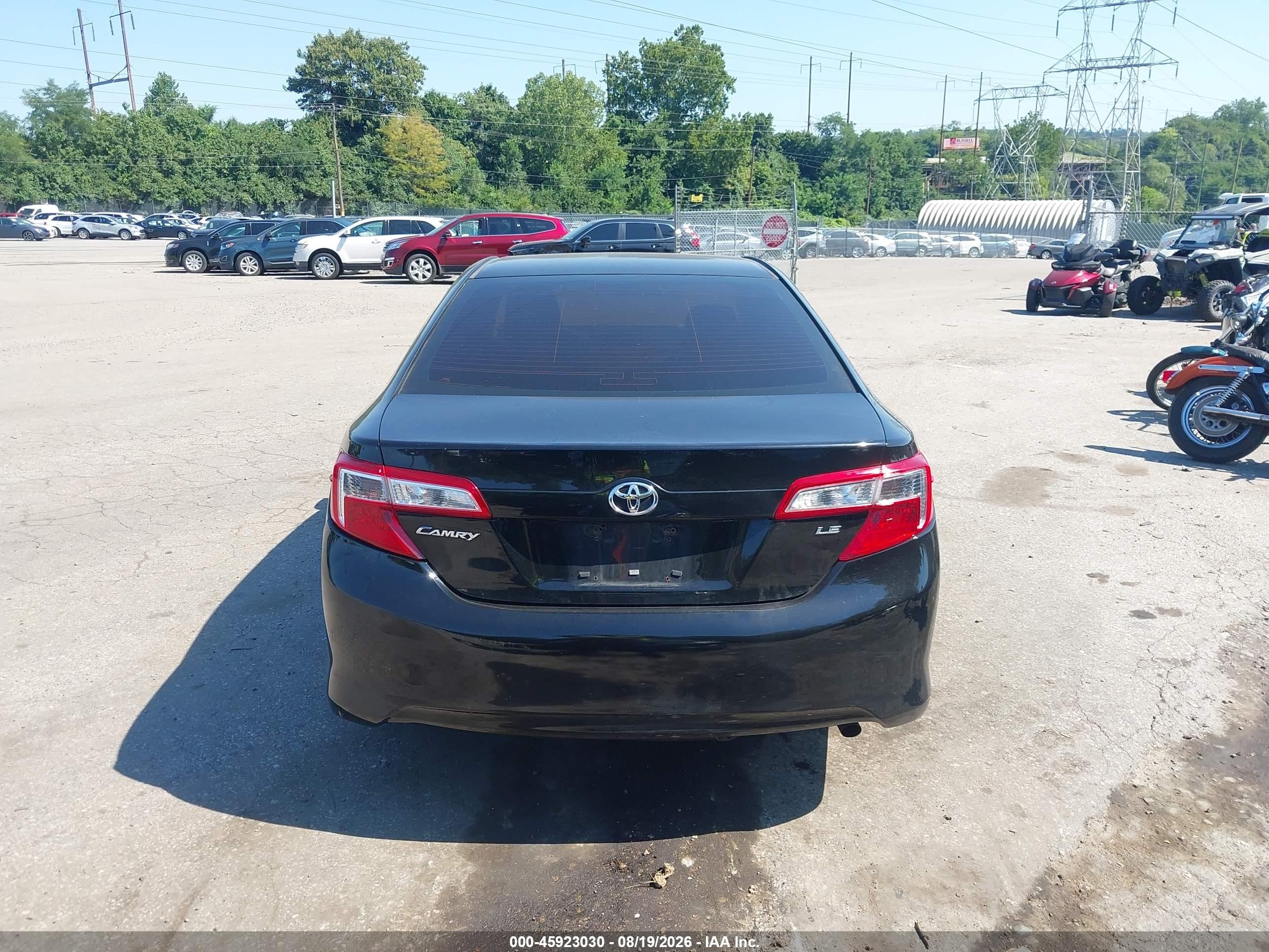 2014 Toyota Camry Le Black vin: 4T4BF1FKXER364661