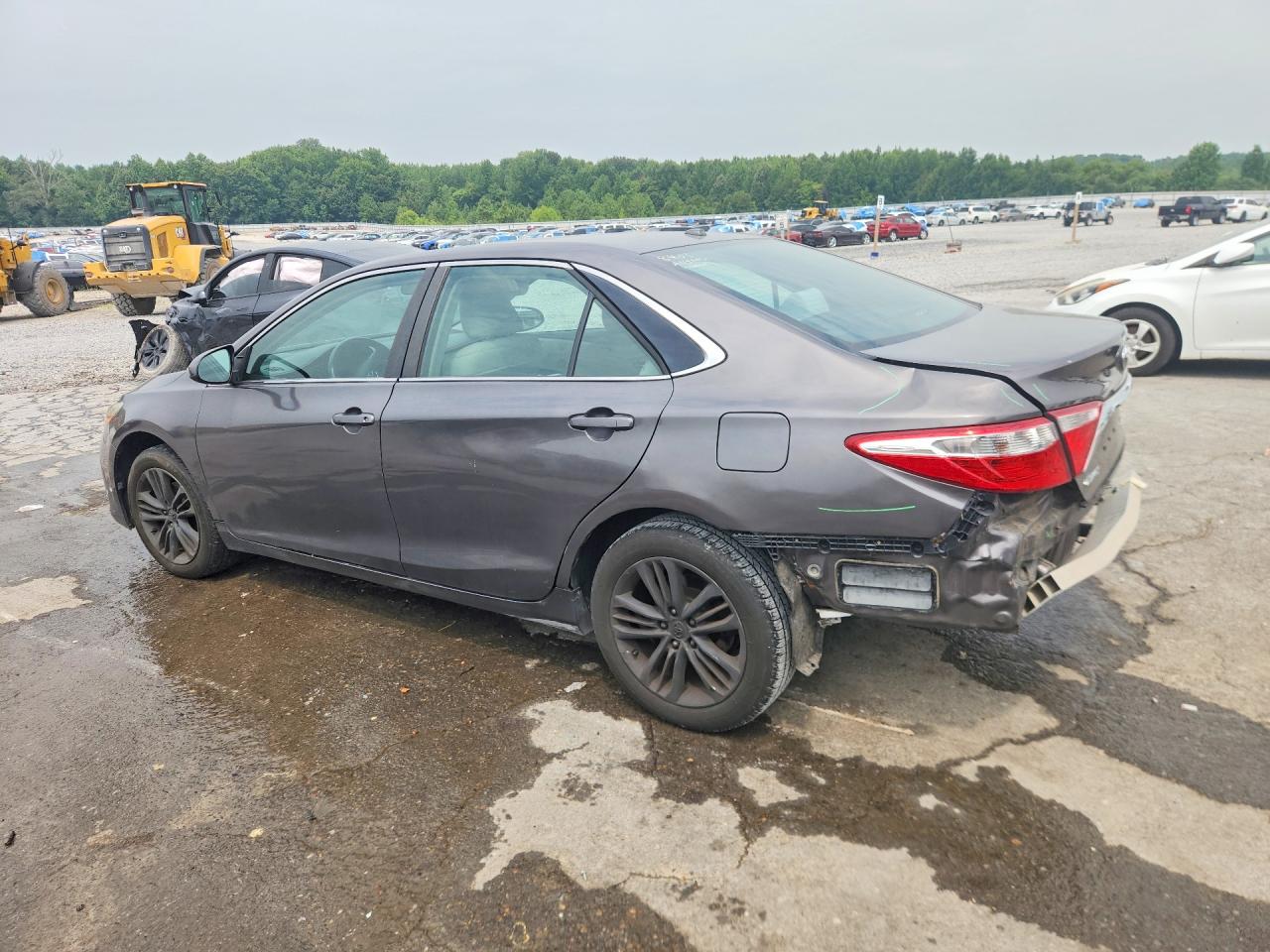 2015 Toyota Camry Le Серый vin: 4T4BF1FKXFR453051