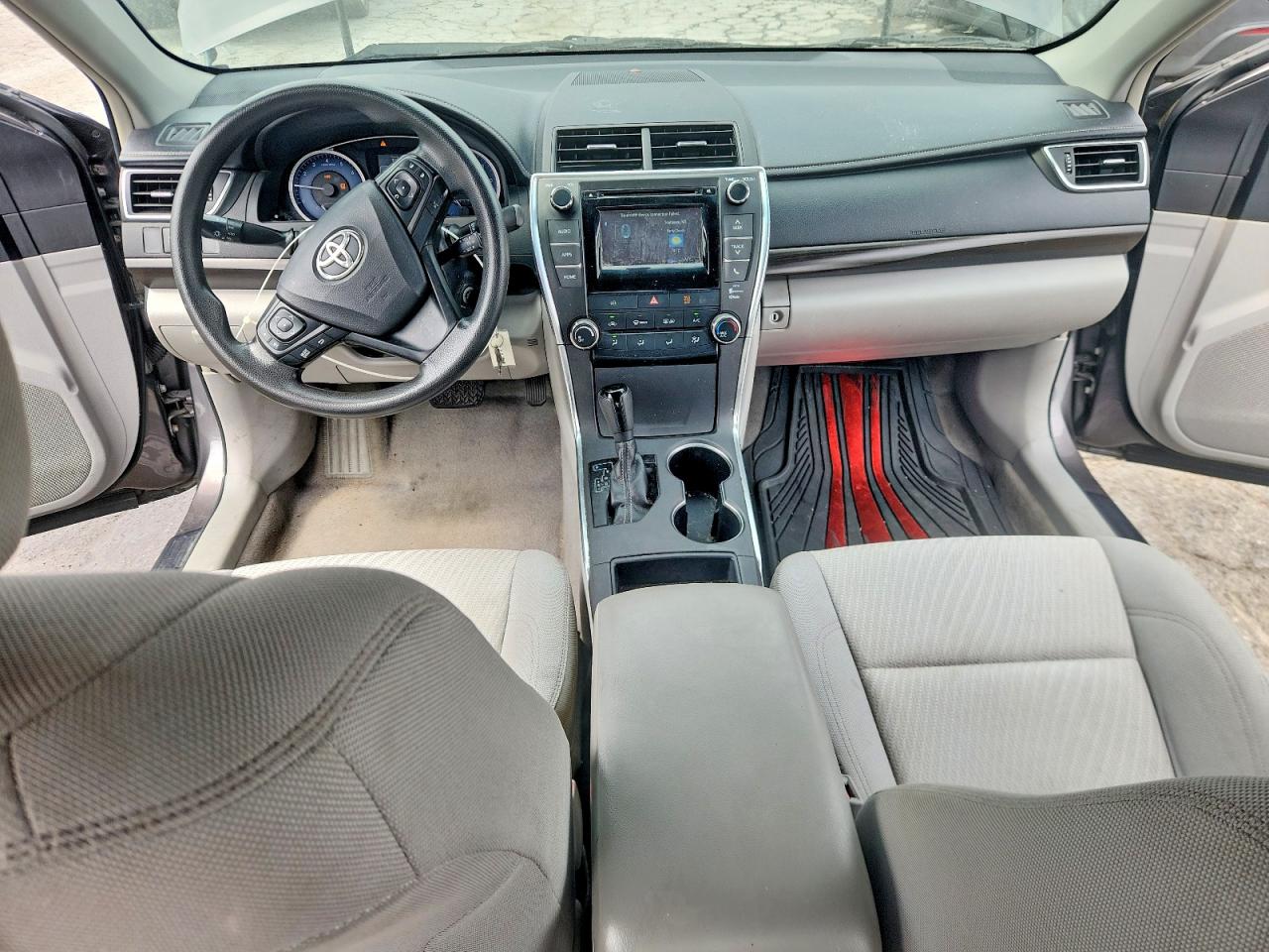 2015 Toyota Camry Le Серый vin: 4T4BF1FKXFR453051