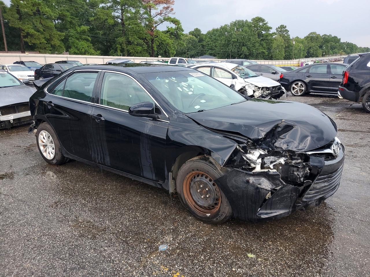 2015 Toyota Camry Le Black vin: 4T4BF1FKXFR478211