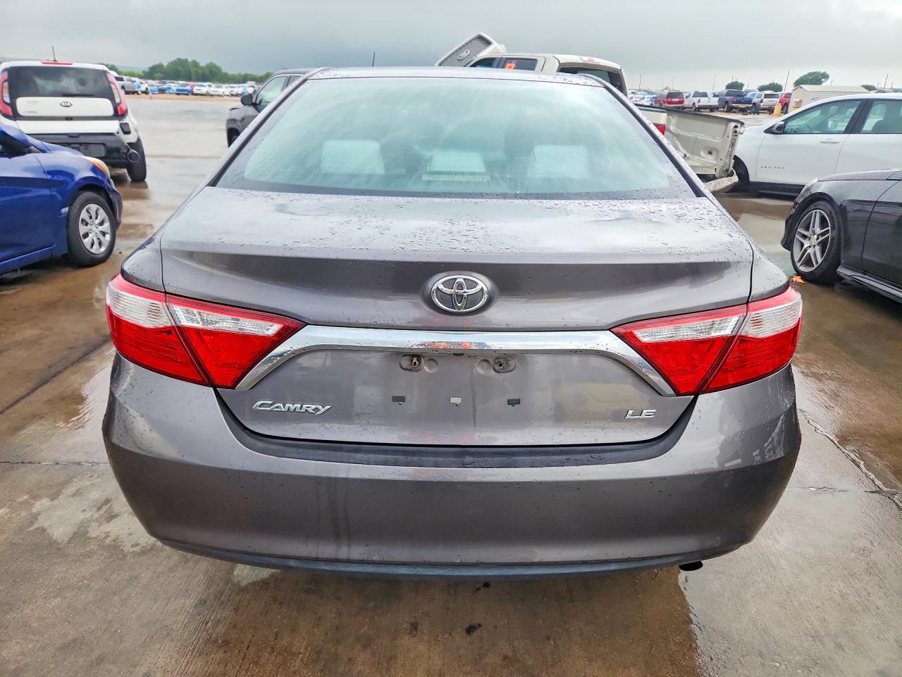 2015 Toyota Camry Le Серый vin: 4T4BF1FKXFR480802