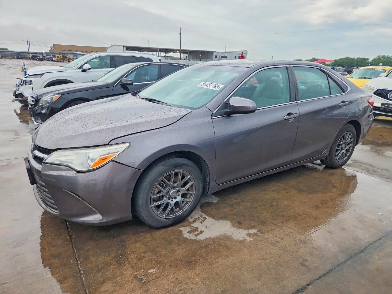 2015 Toyota Camry Le Gray vin: 4T4BF1FKXFR480802