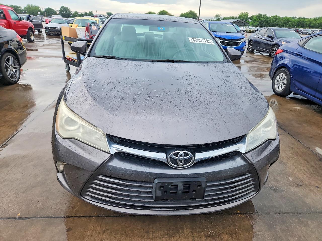 2015 Toyota Camry Le Серый vin: 4T4BF1FKXFR480802