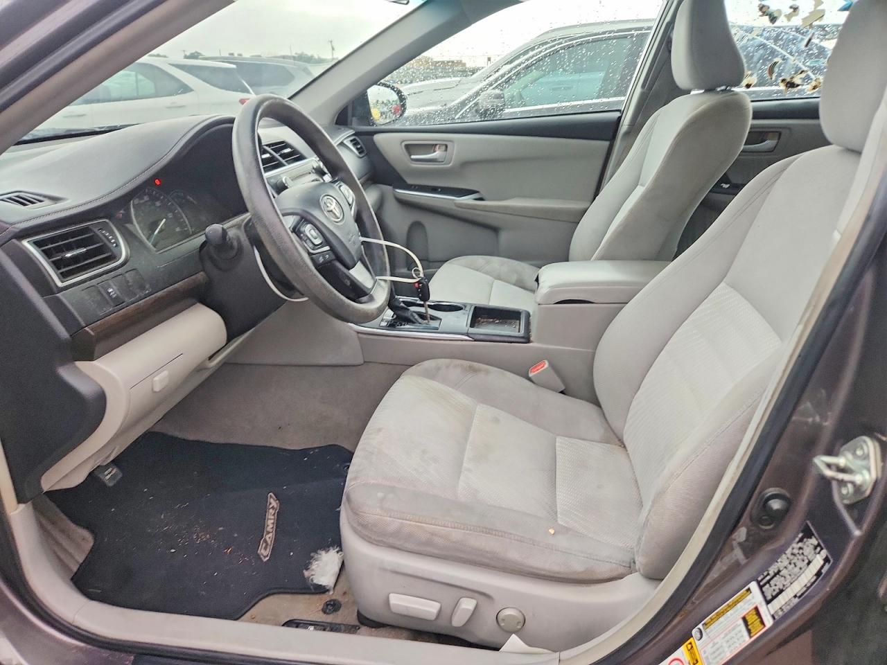 2015 Toyota Camry Le Серый vin: 4T4BF1FKXFR480802
