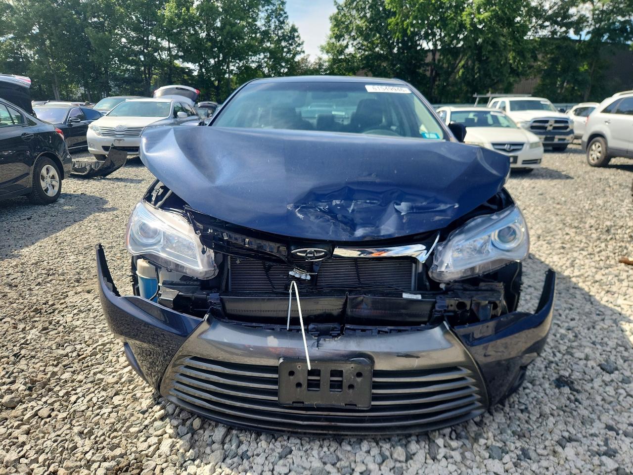 2015 Toyota Camry Le Синий vin: 4T4BF1FKXFR483764