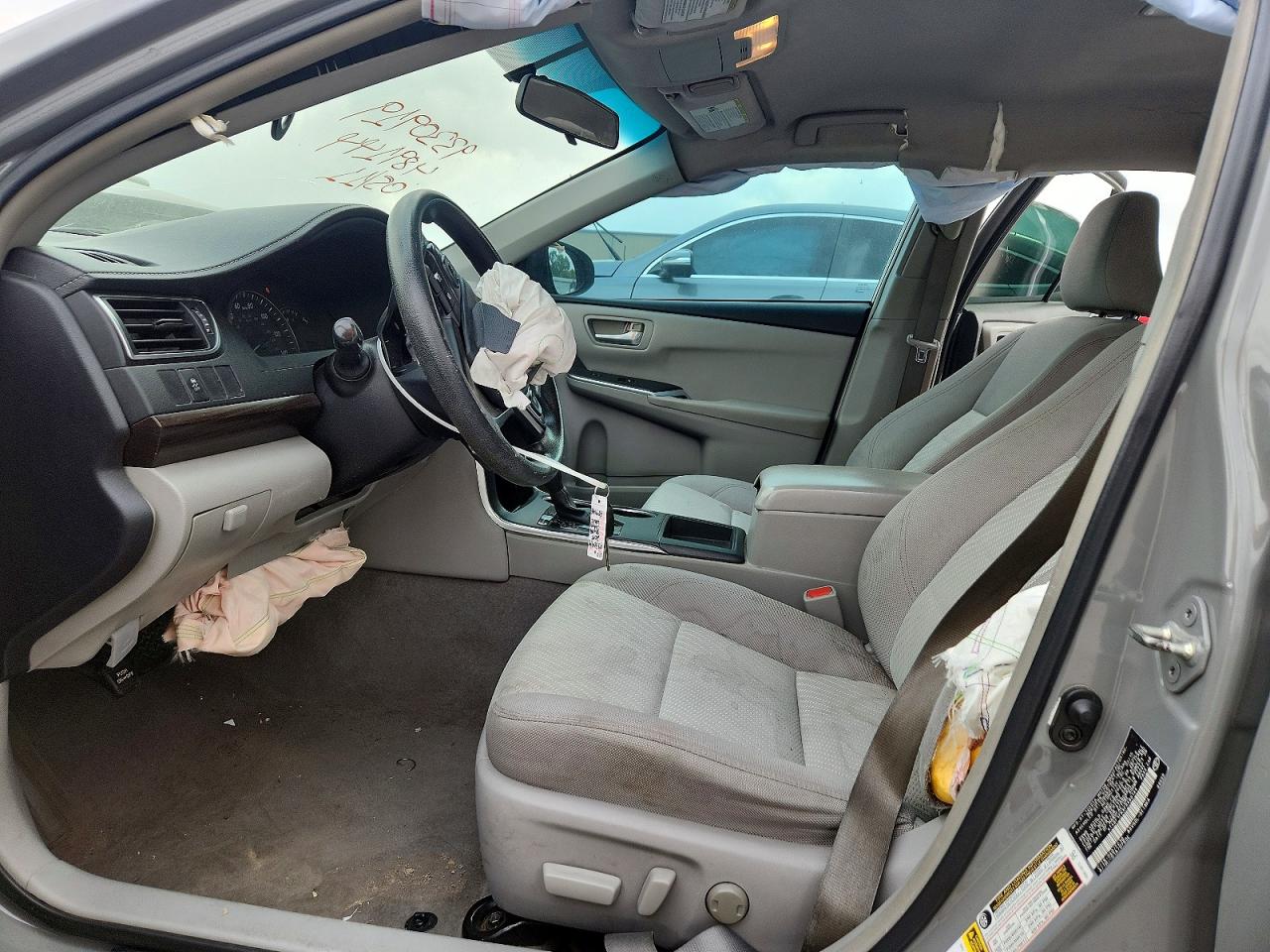 2015 Toyota Camry Le Gray vin: 4T4BF1FKXFR489144