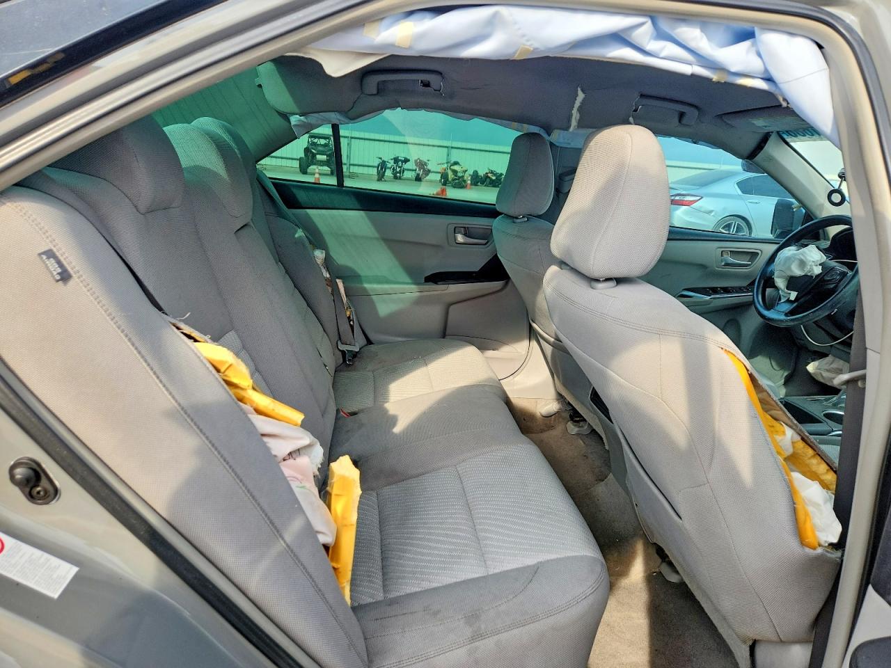 2015 Toyota Camry Le Gray vin: 4T4BF1FKXFR489144