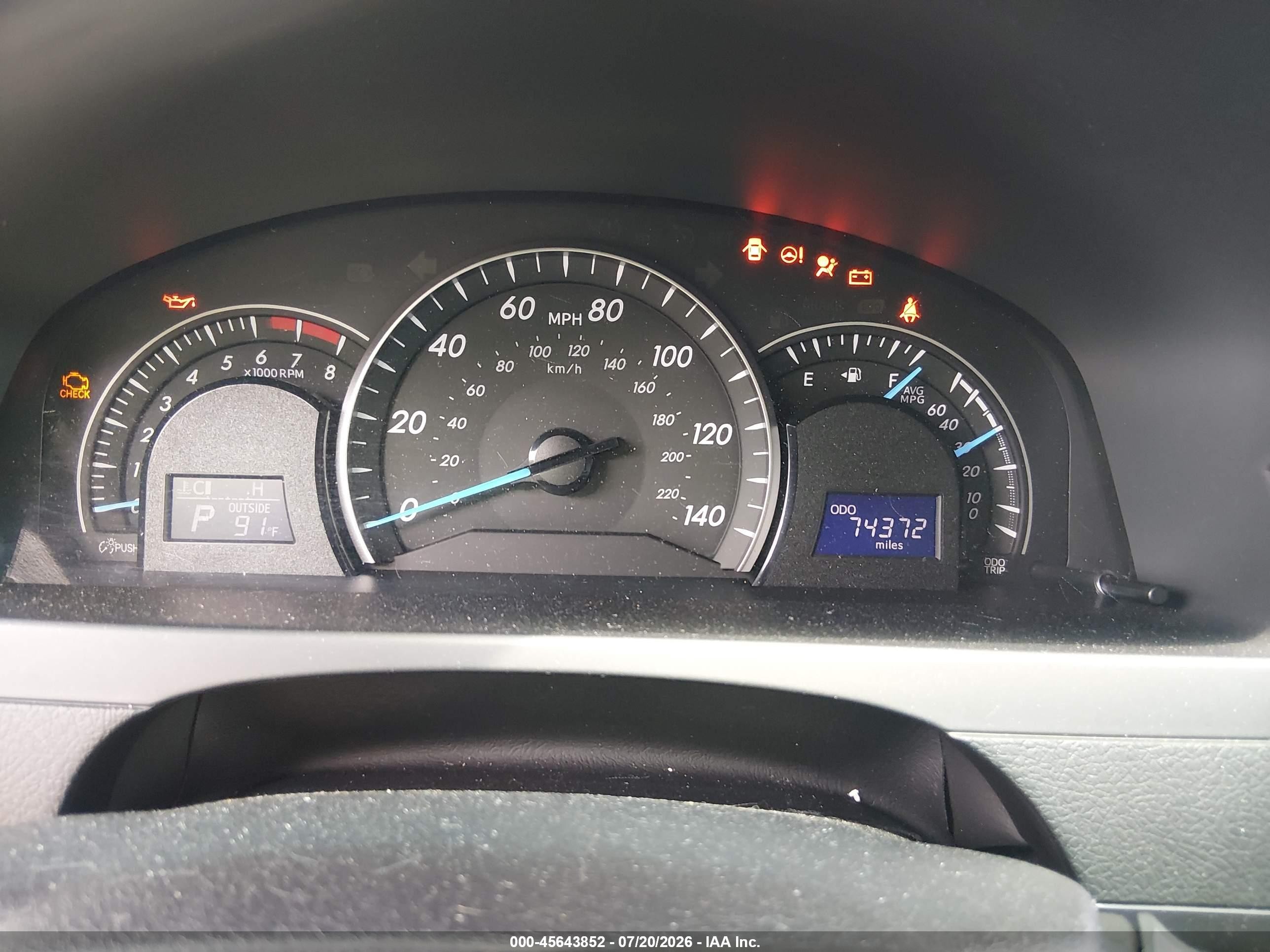 2015 Toyota Camry Le Blue vin: 4T4BF1FKXFR492528