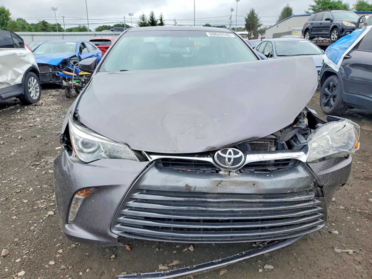 2015 Toyota Camry Xle Gray vin: 4T4BF1FKXFR495901