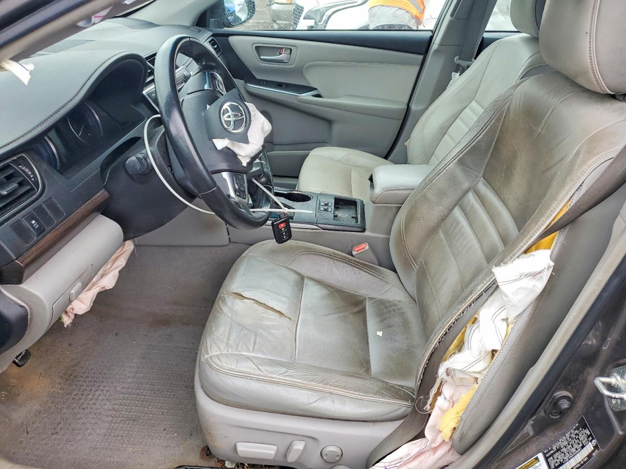 2015 Toyota Camry Xle Gray vin: 4T4BF1FKXFR495901