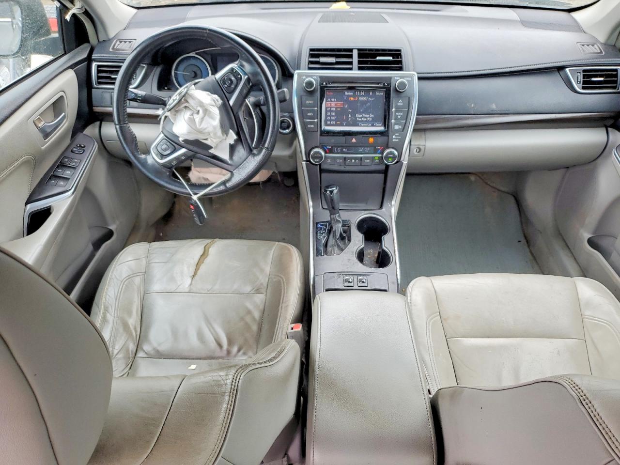 2015 Toyota Camry Xle Gray vin: 4T4BF1FKXFR495901