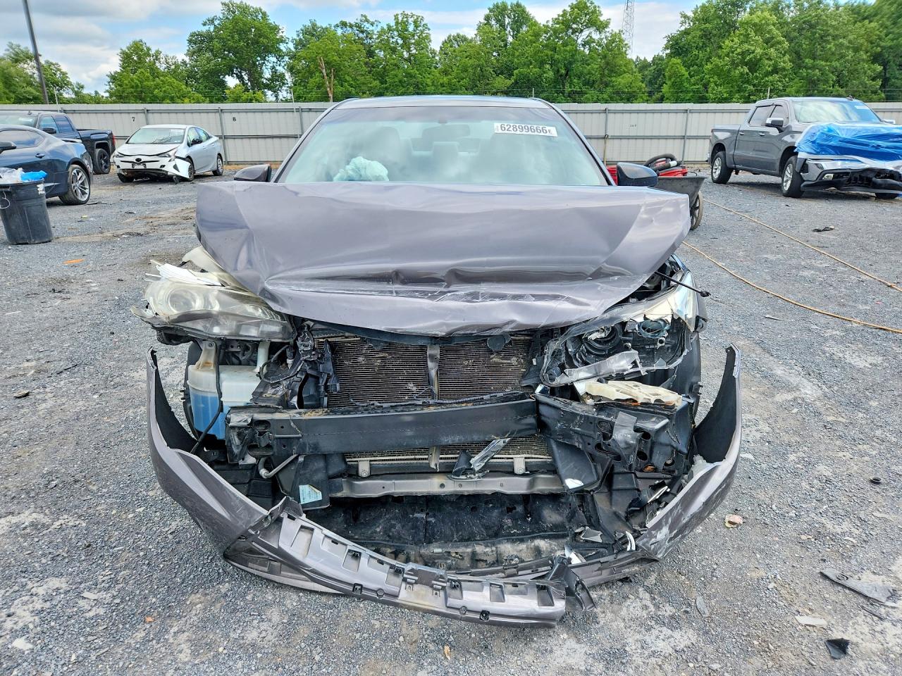 2015 Toyota Camry Le Gray vin: 4T4BF1FKXFR502989