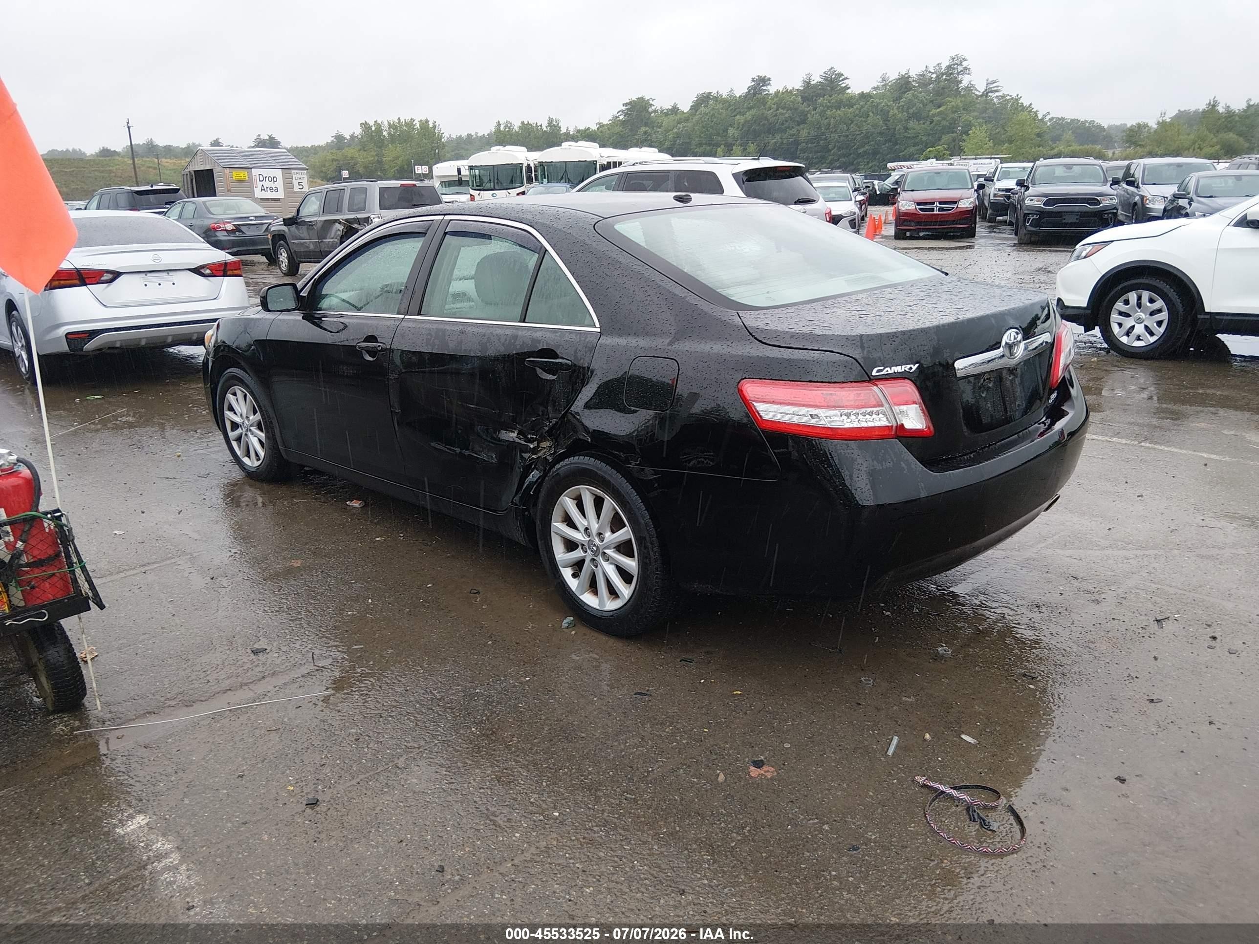 2010 Toyota Camry Xle Black vin: 4T4BF3EK0AR039685