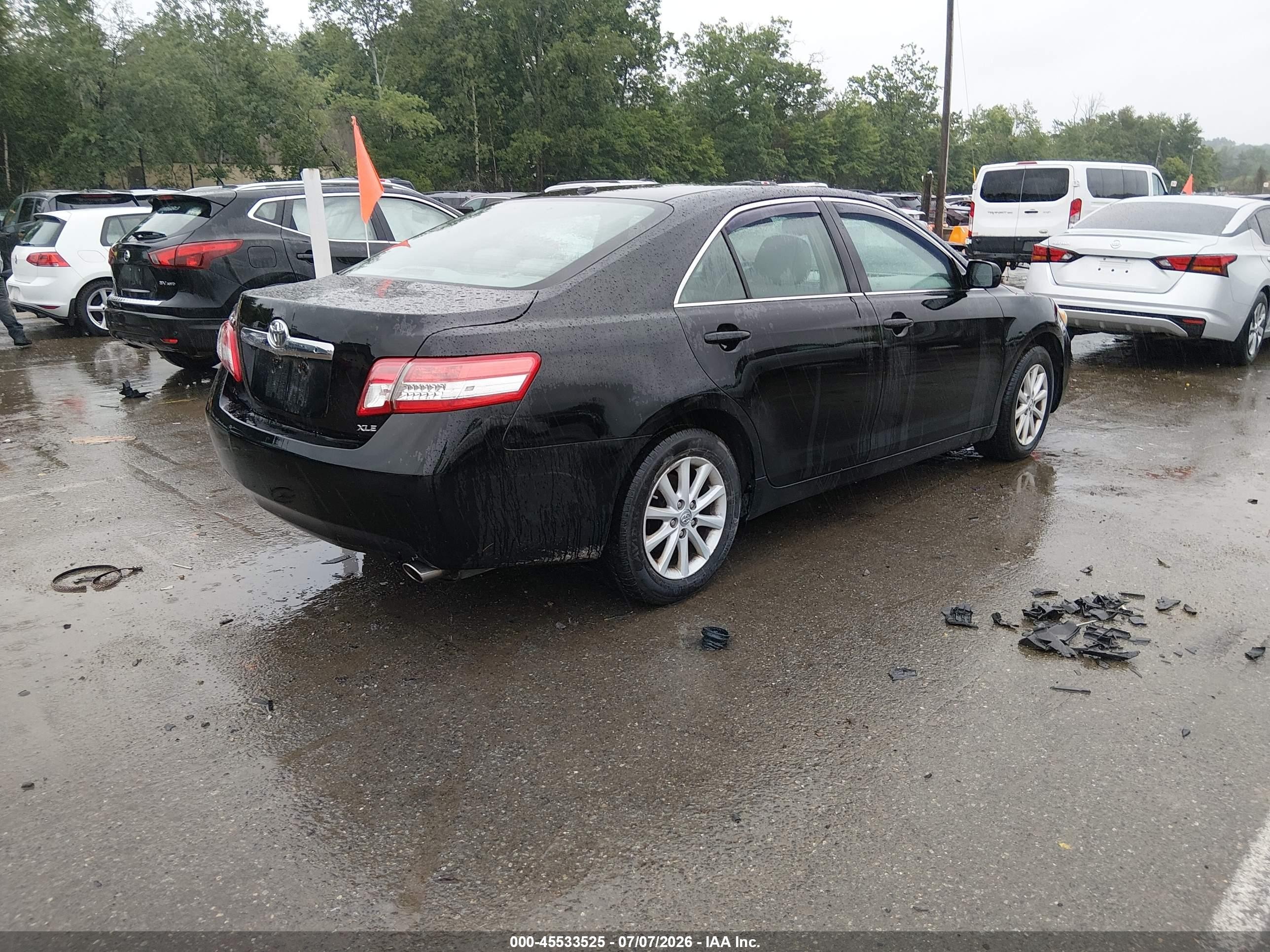 2010 Toyota Camry Xle Black vin: 4T4BF3EK0AR039685