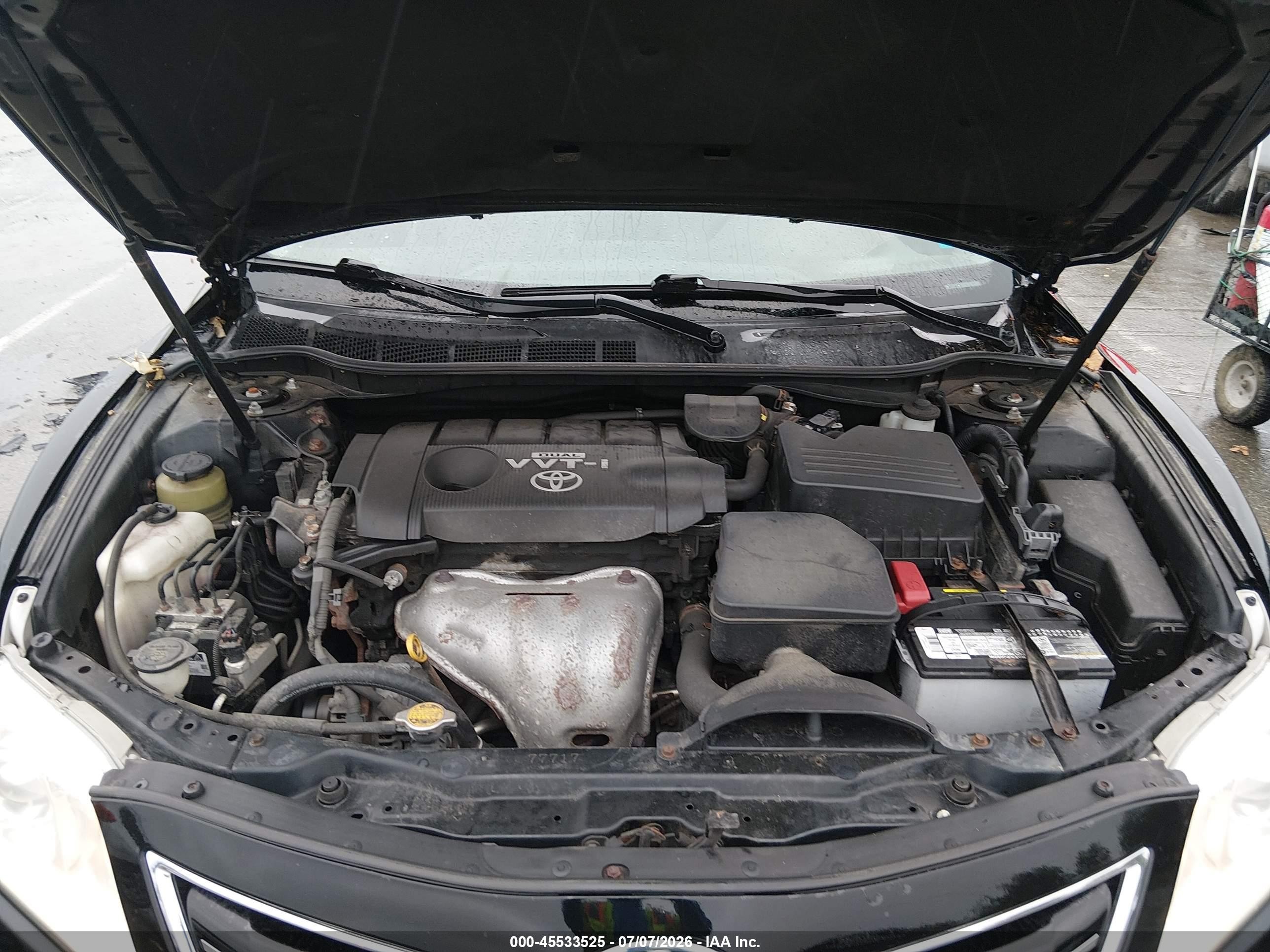 2010 Toyota Camry Xle Black vin: 4T4BF3EK0AR039685