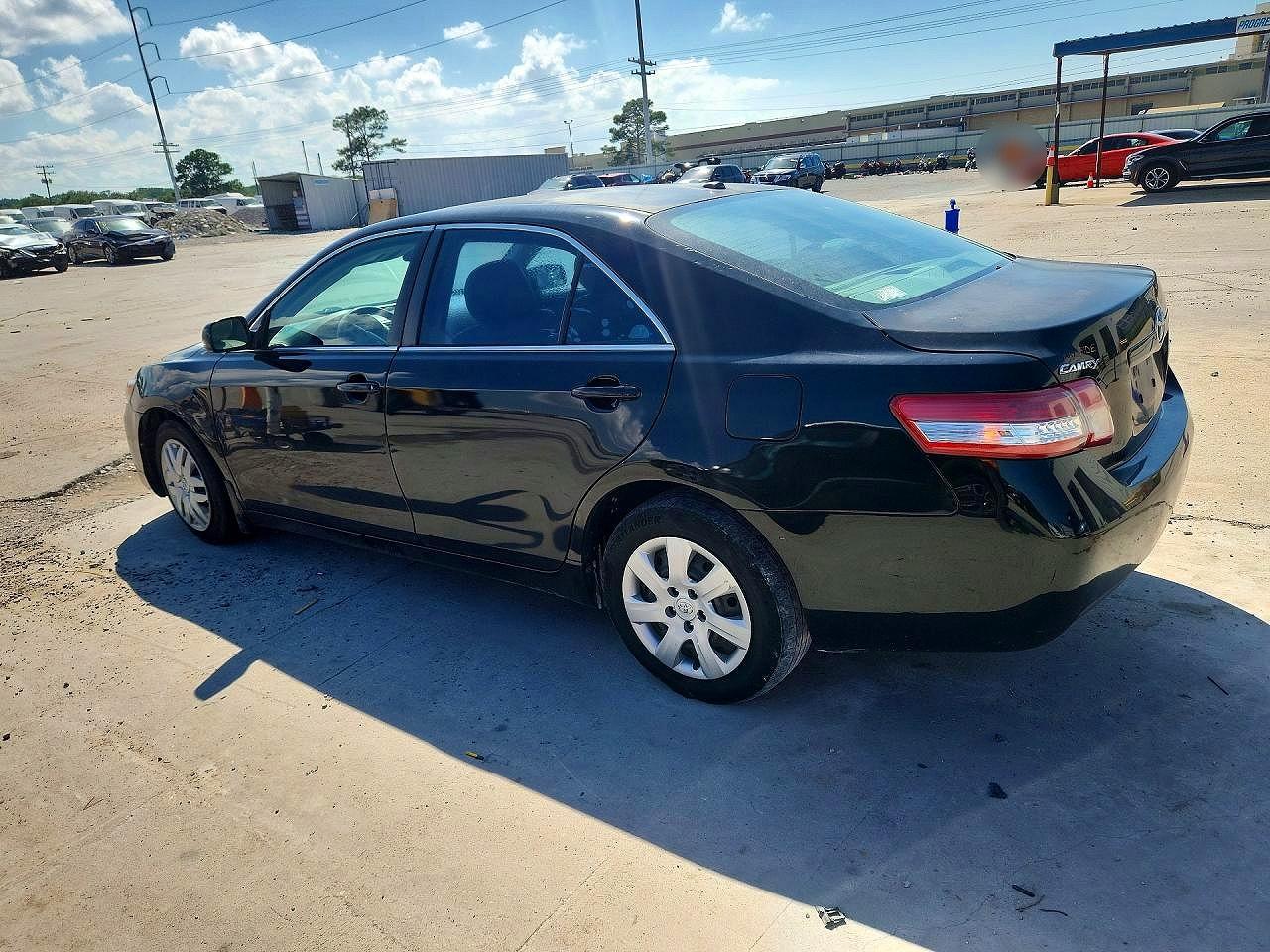 2010 Toyota Camry Le Black vin: 4T4BF3EK0AR053599