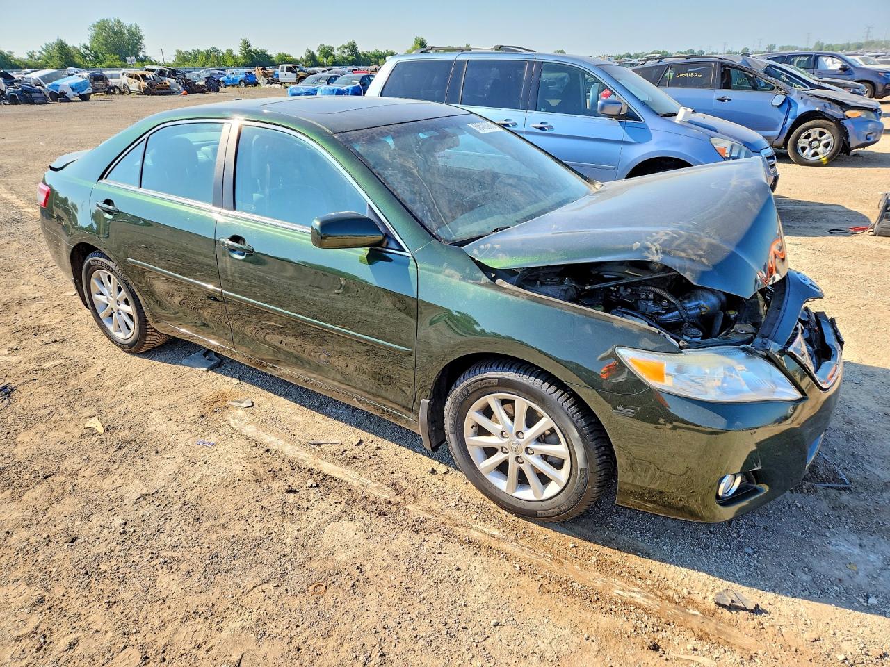 2010 Toyota Camry Xle Green vin: 4T4BF3EK0AR059399